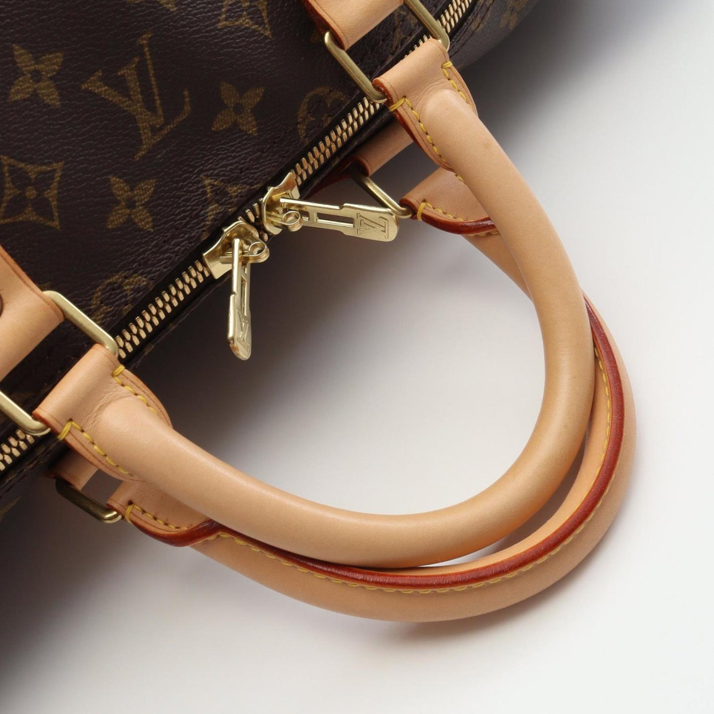 Louis Vuitton Keepall 55, Brown, Canvas, travel