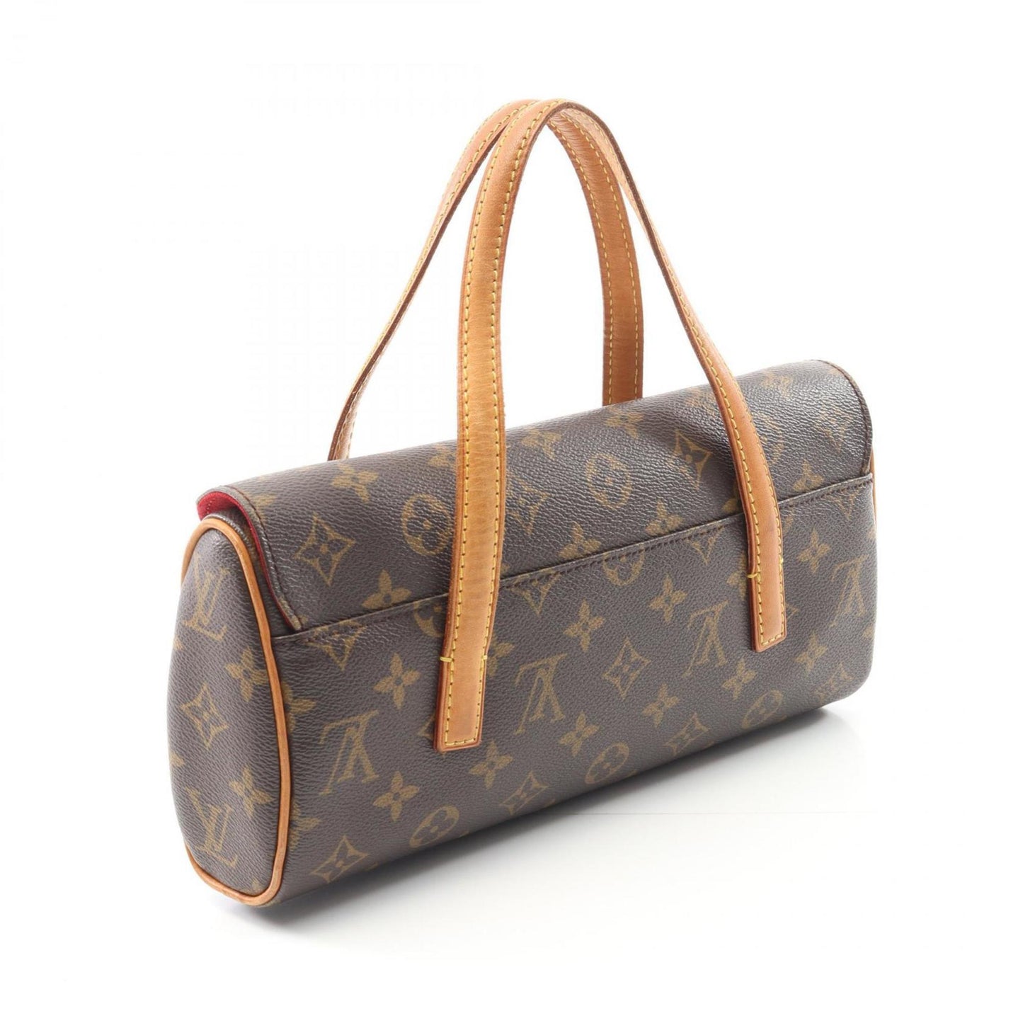 Louis Vuitton Sonatine, Brown, Canvas, handbag