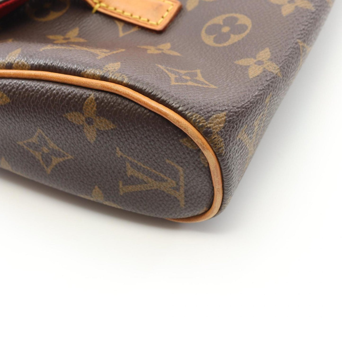 Louis Vuitton Sonatine, Brown, Canvas, handbag