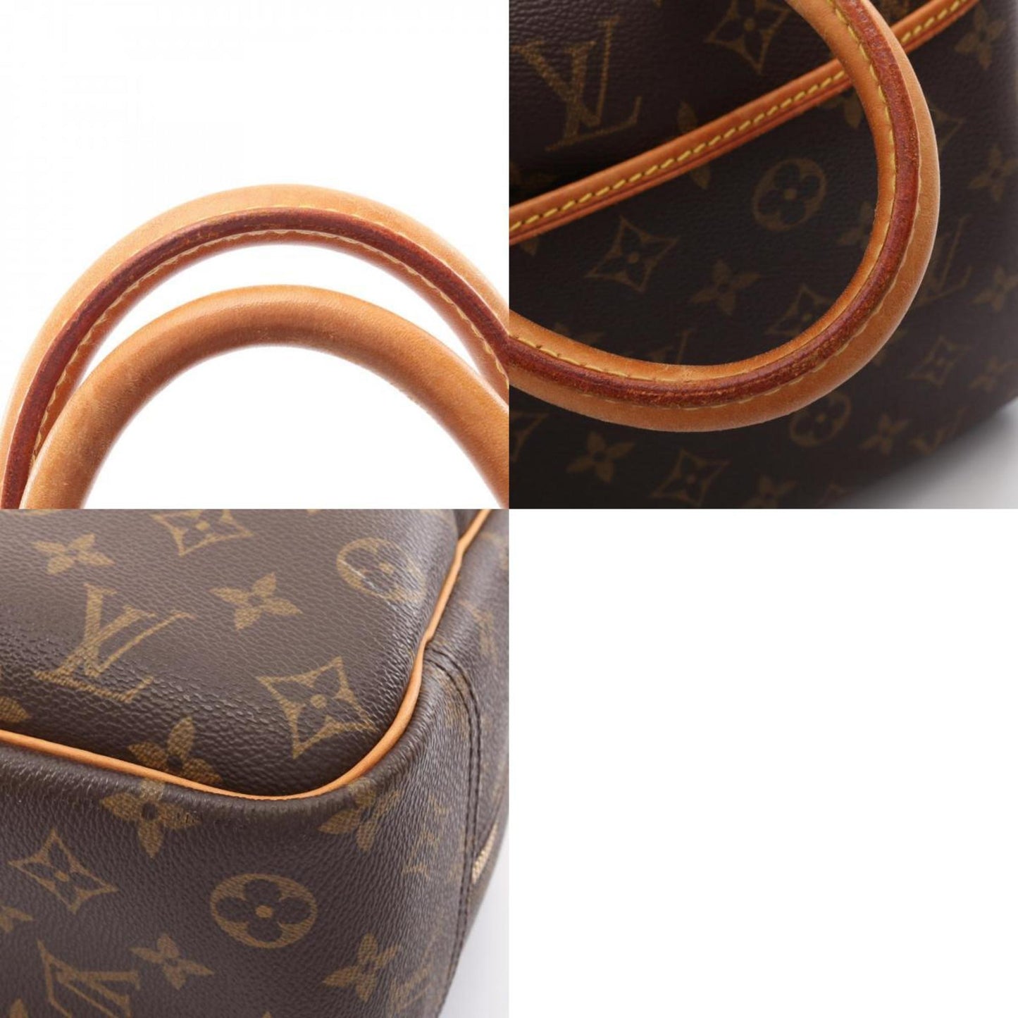 Louis Vuitton Deauville, Brown, Canvas, handbag
