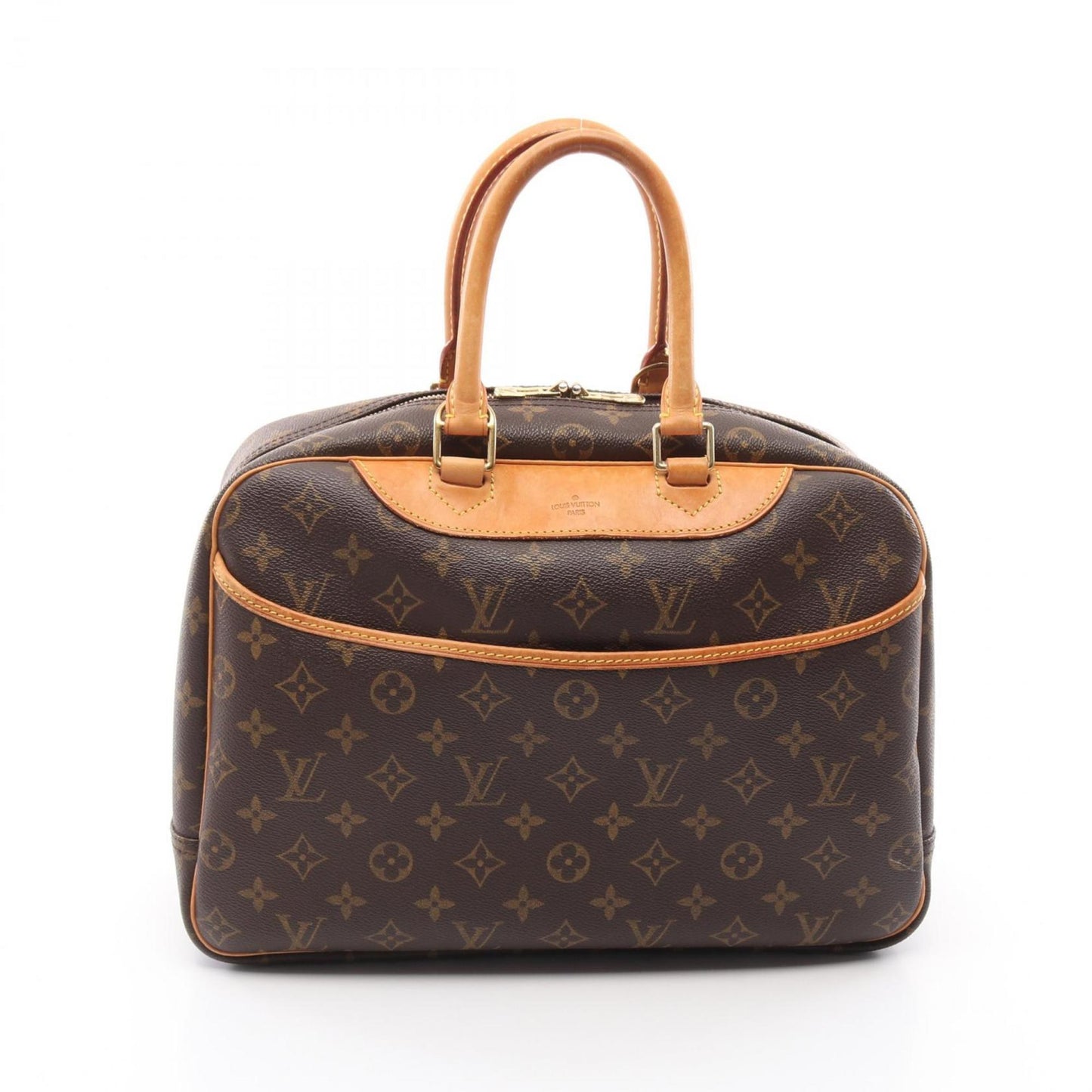 Louis Vuitton Deauville, Brown, Canvas, handbag
