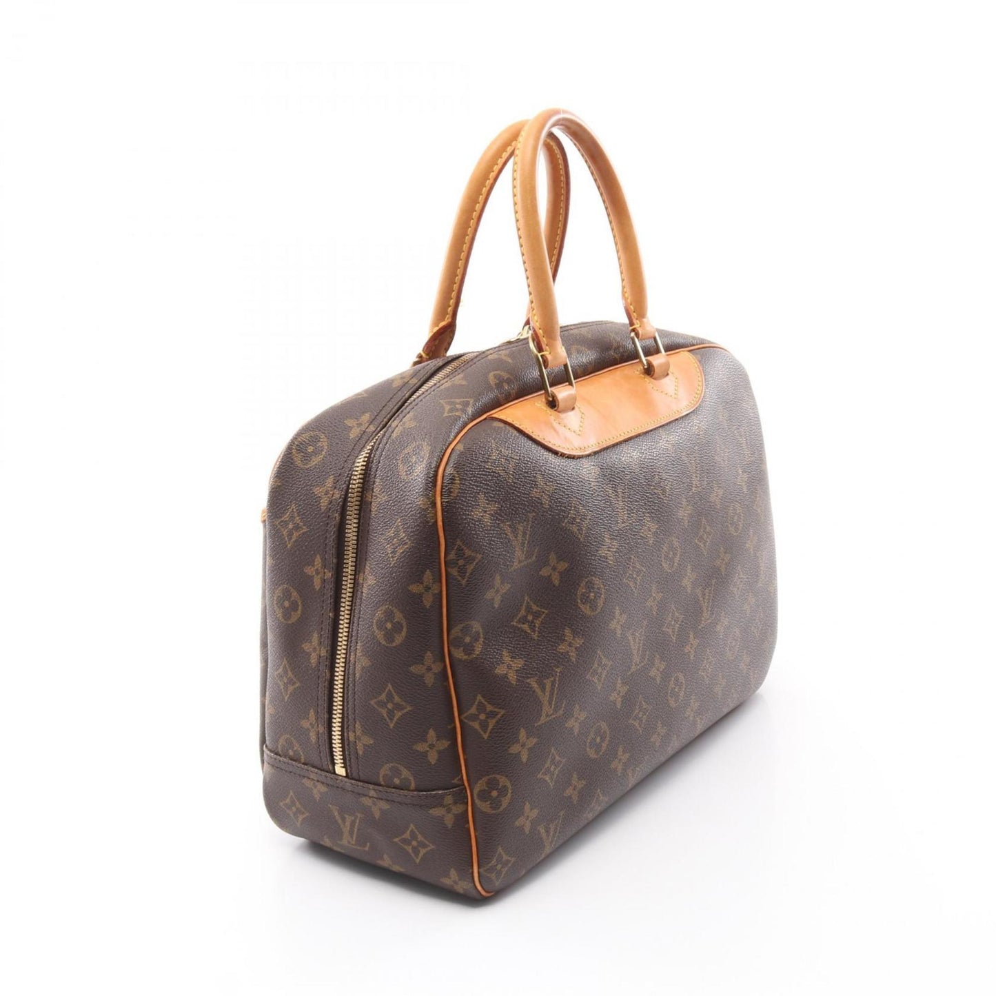 Louis Vuitton Deauville, Brown, Canvas, handbag