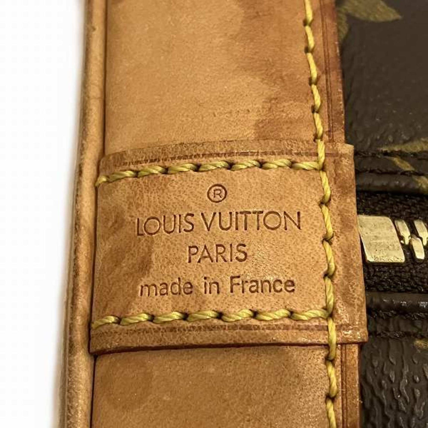 Louis Vuitton Alma, Brown, Canvas, handbag