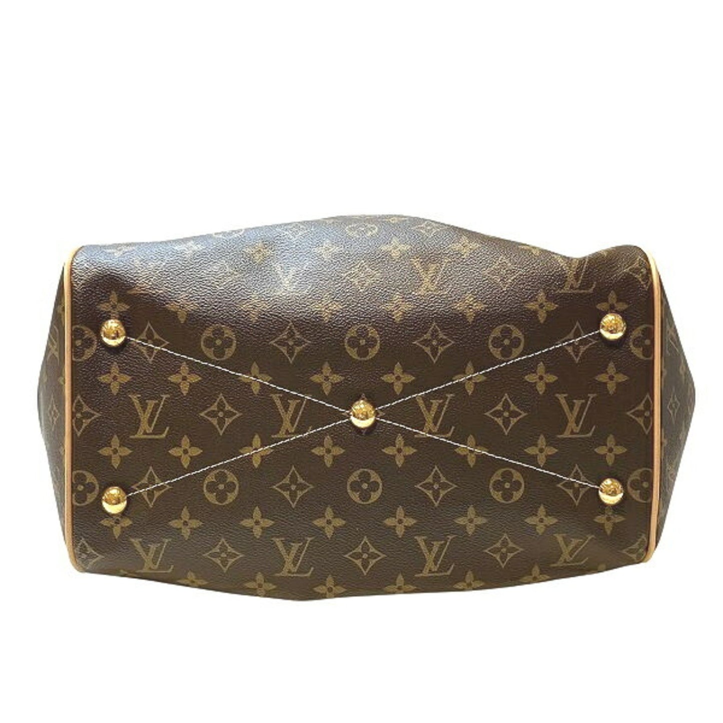 Louis Vuitton Tivoli, Brown, Canvas, handbag