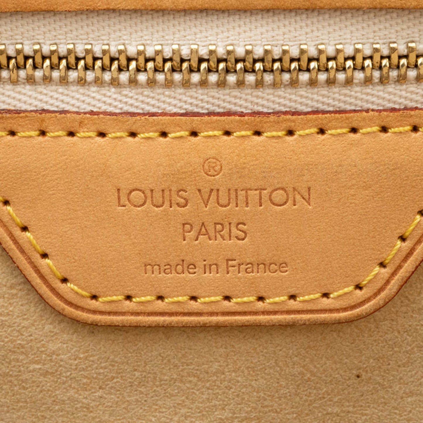 Louis Vuitton Hampstead, White, Canvas, handbag