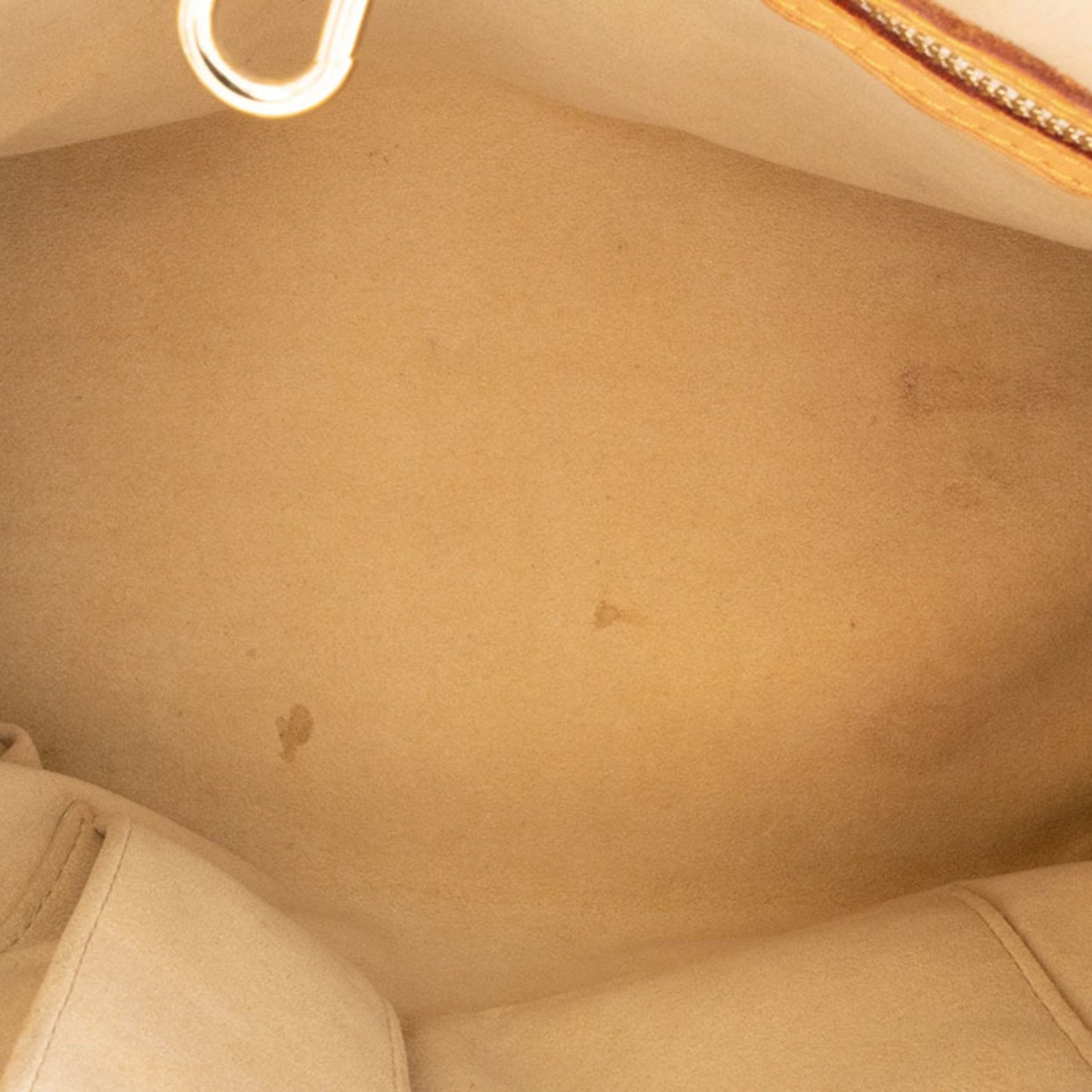 Louis Vuitton Hampstead, White, Canvas, handbag