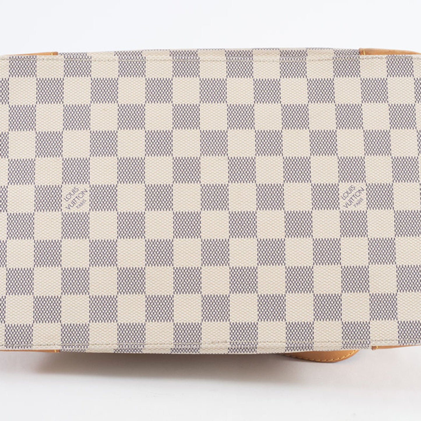Louis Vuitton Hampstead, White, Canvas, handbag