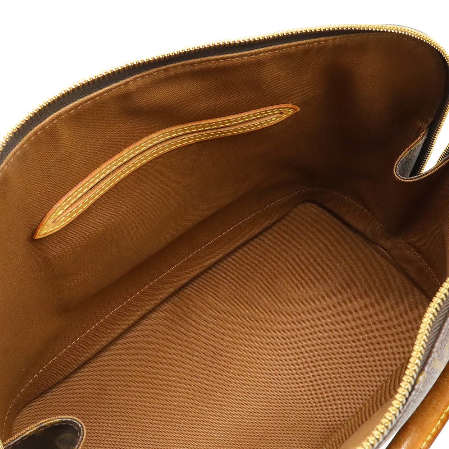 Louis Vuitton Alma, Brown, Canvas, handbag