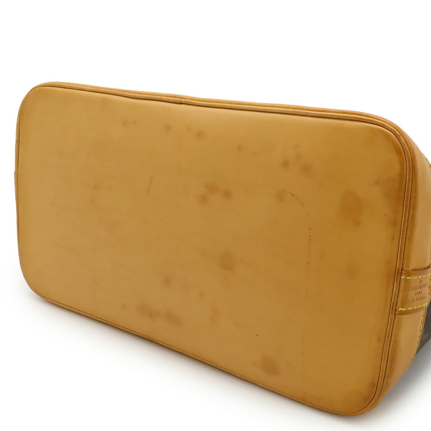 Louis Vuitton Alma, Brown, Canvas, handbag