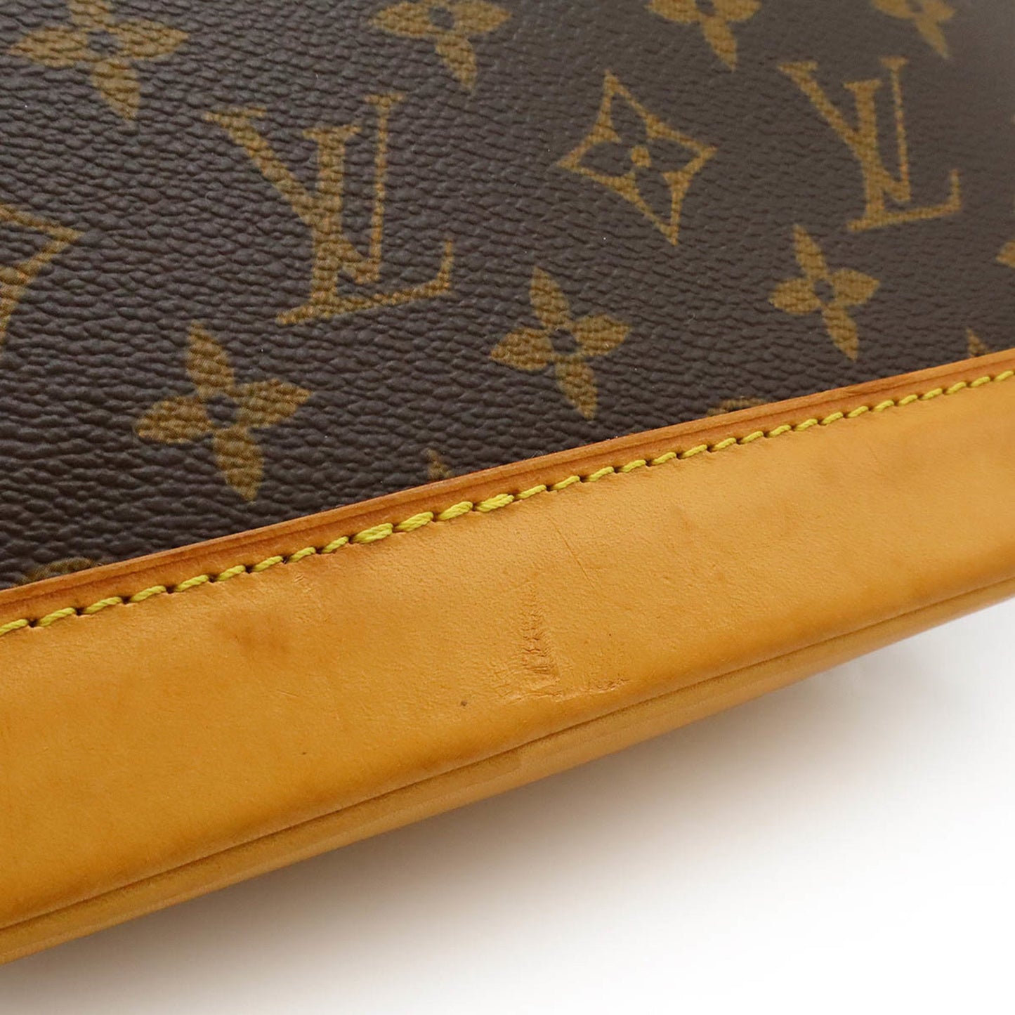 Louis Vuitton Alma, Brown, Canvas, handbag