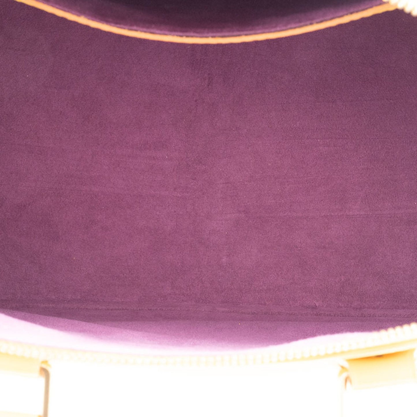 Louis Vuitton Alma, Yellow, Leather, handbag