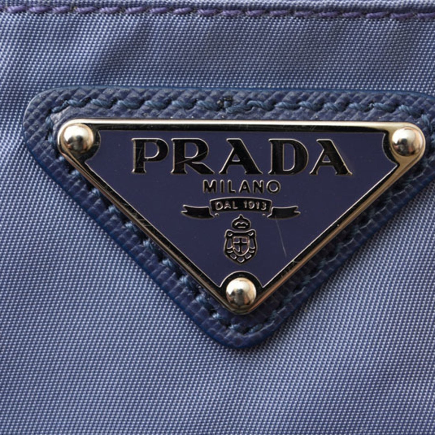 Prada Tessuto, Purple, NYLON, shoulder