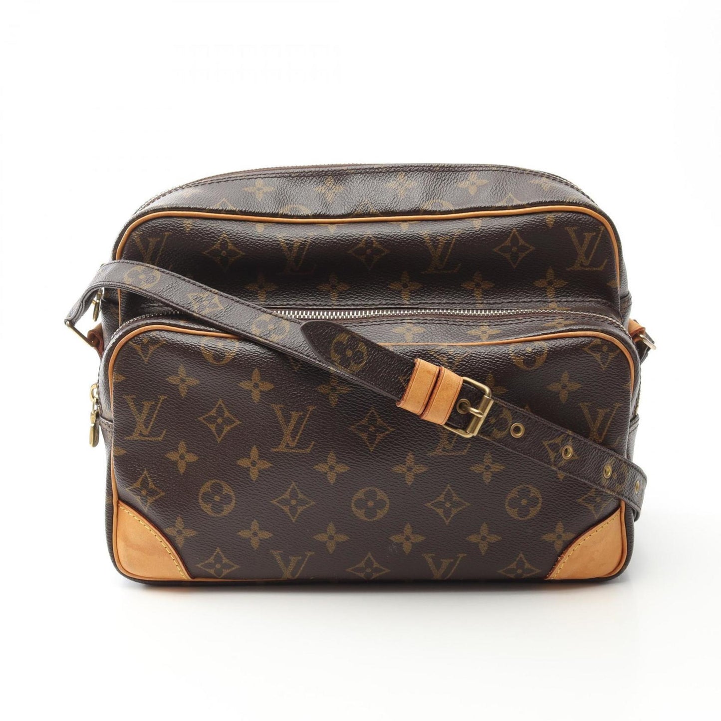 Louis Vuitton Nile, Brown, Canvas, shoulder