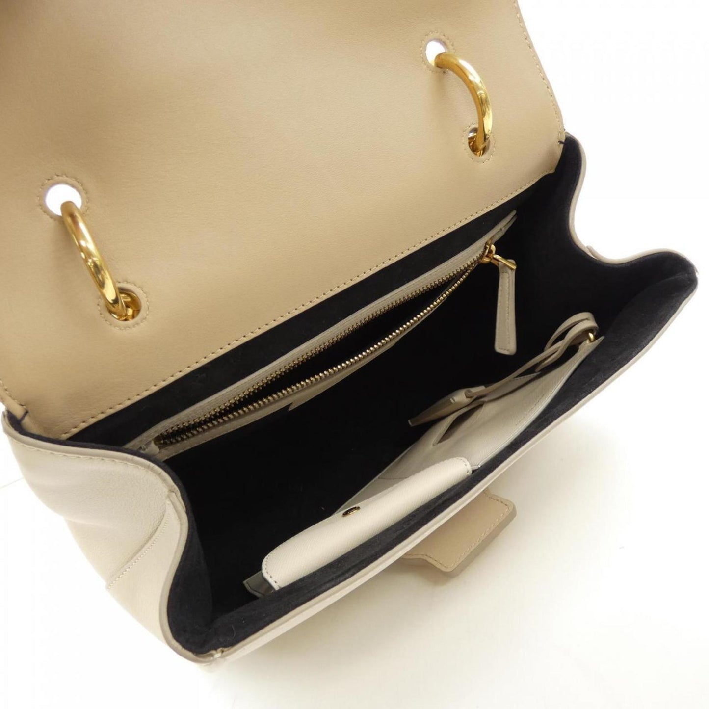 Burberry Dk 88, Beige, Leather, handbag