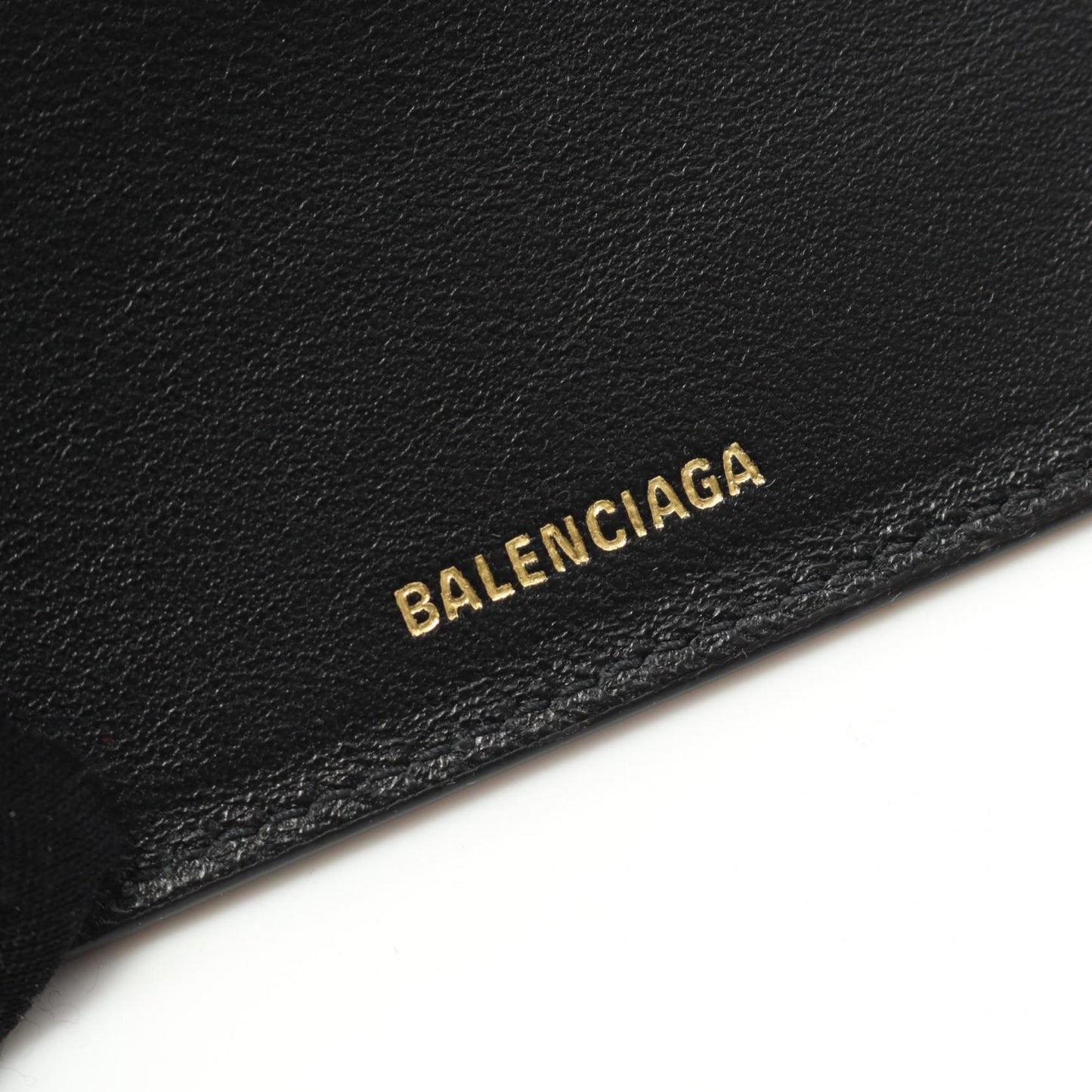 Balenciaga Cash mini wallet, Black, Leather, wallet
