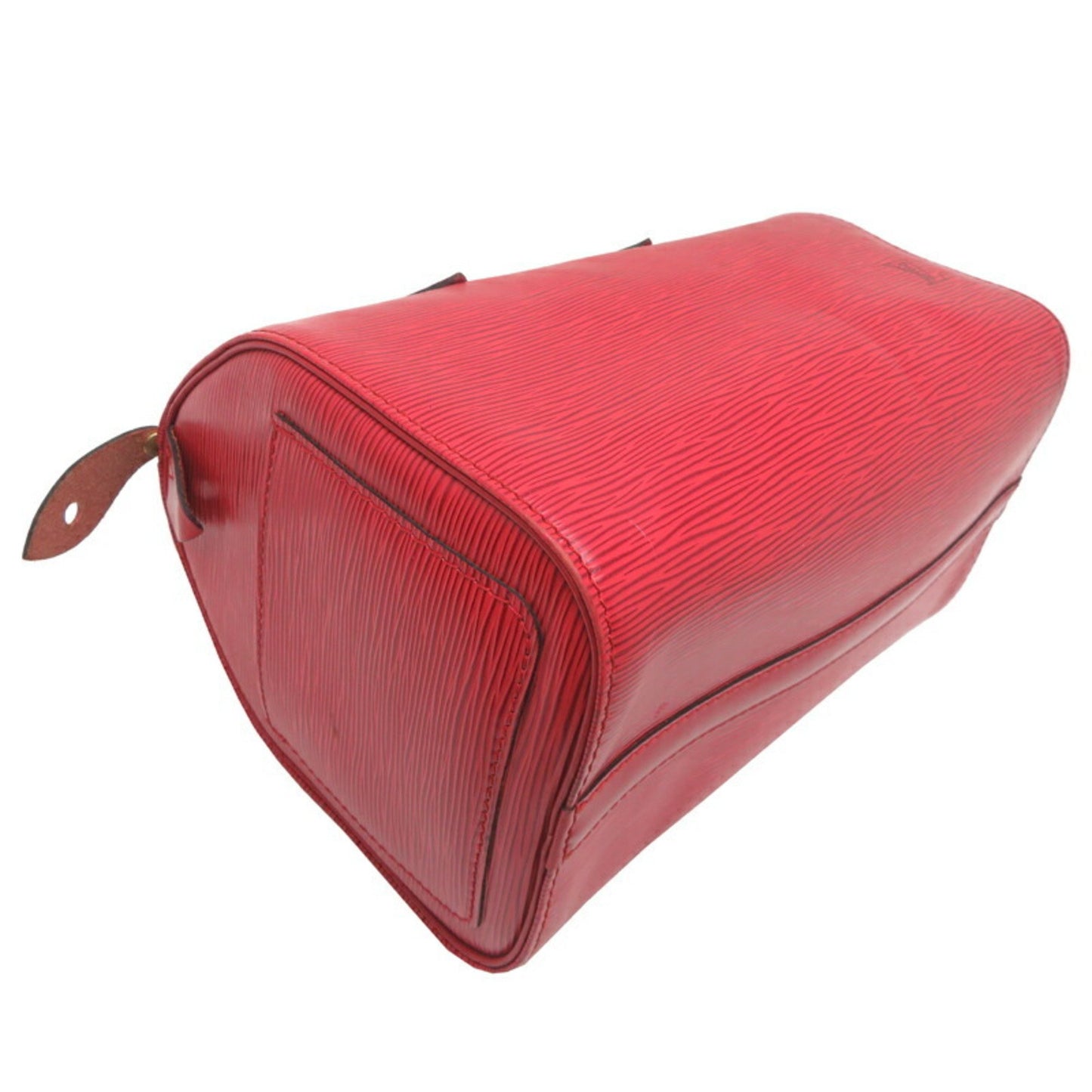 Louis Vuitton Speedy 25, Red, Leather, handbag
