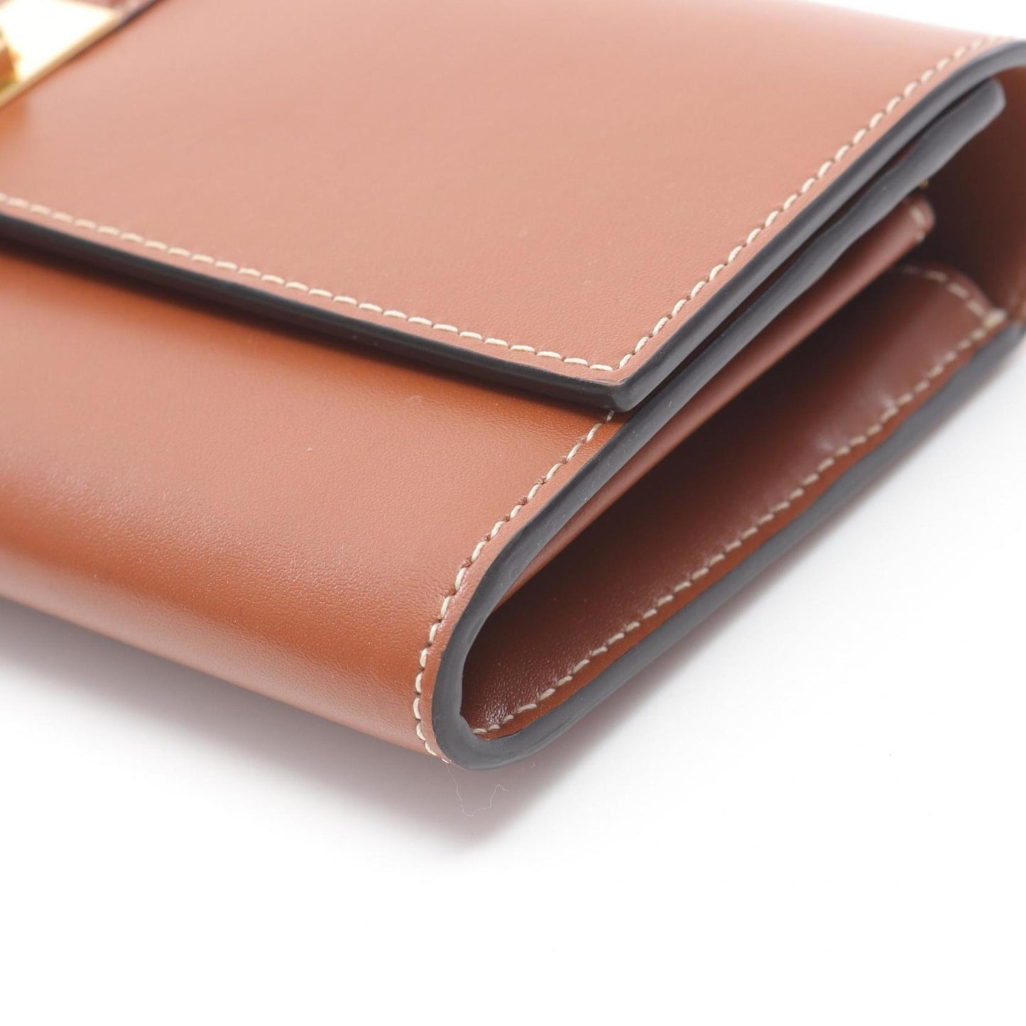 Céline 16 PM, Brown, Leather, wallet
