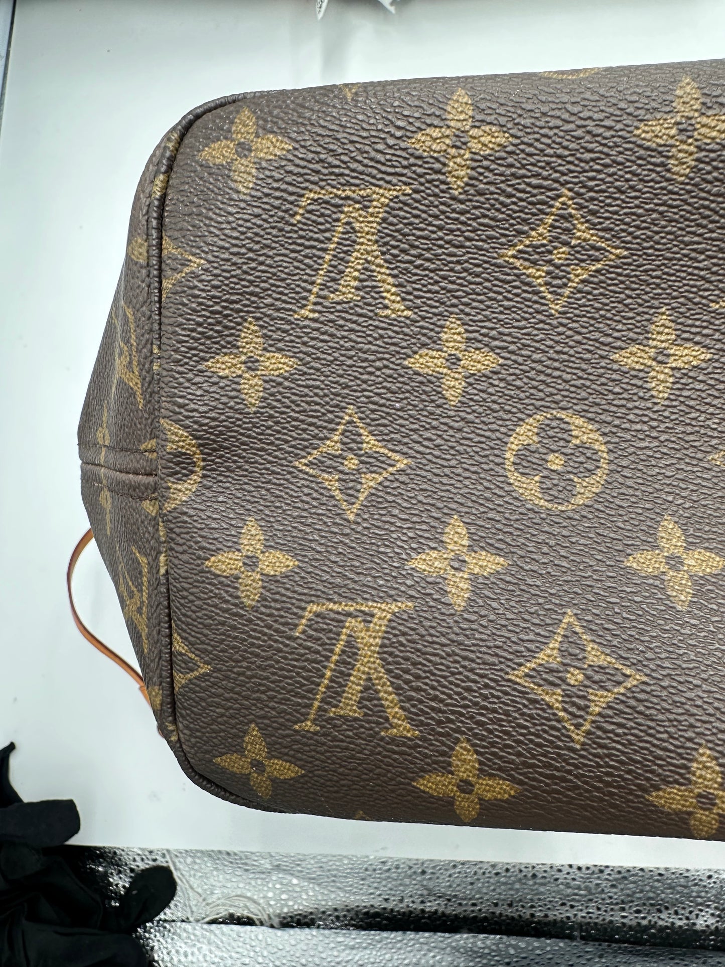 Louis Vuitton Neverfull NM Tote Monogram Canvas, Brown, Leather, Shoulder Bag