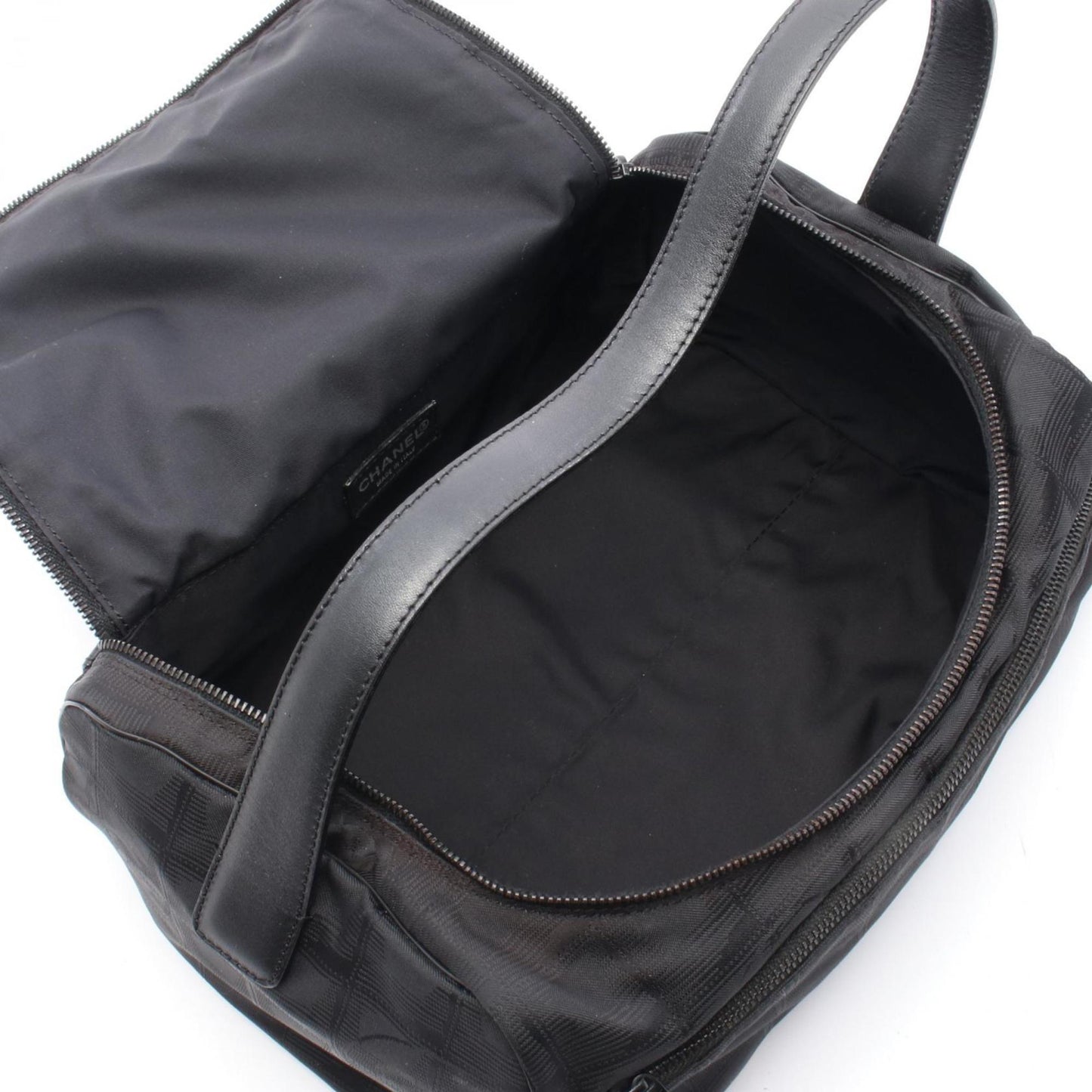 Chanel Travel line, Black, NYLON, handbag