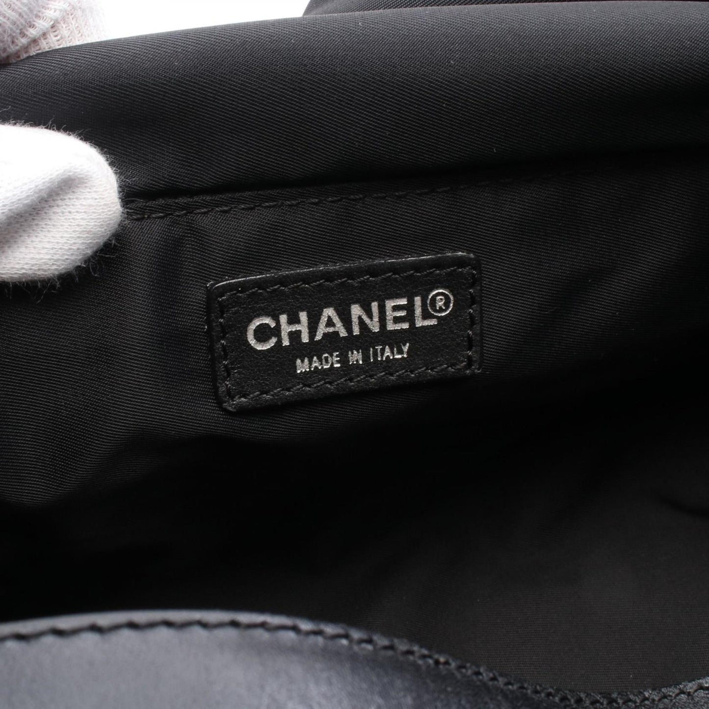 Chanel Travel line, Black, NYLON, handbag