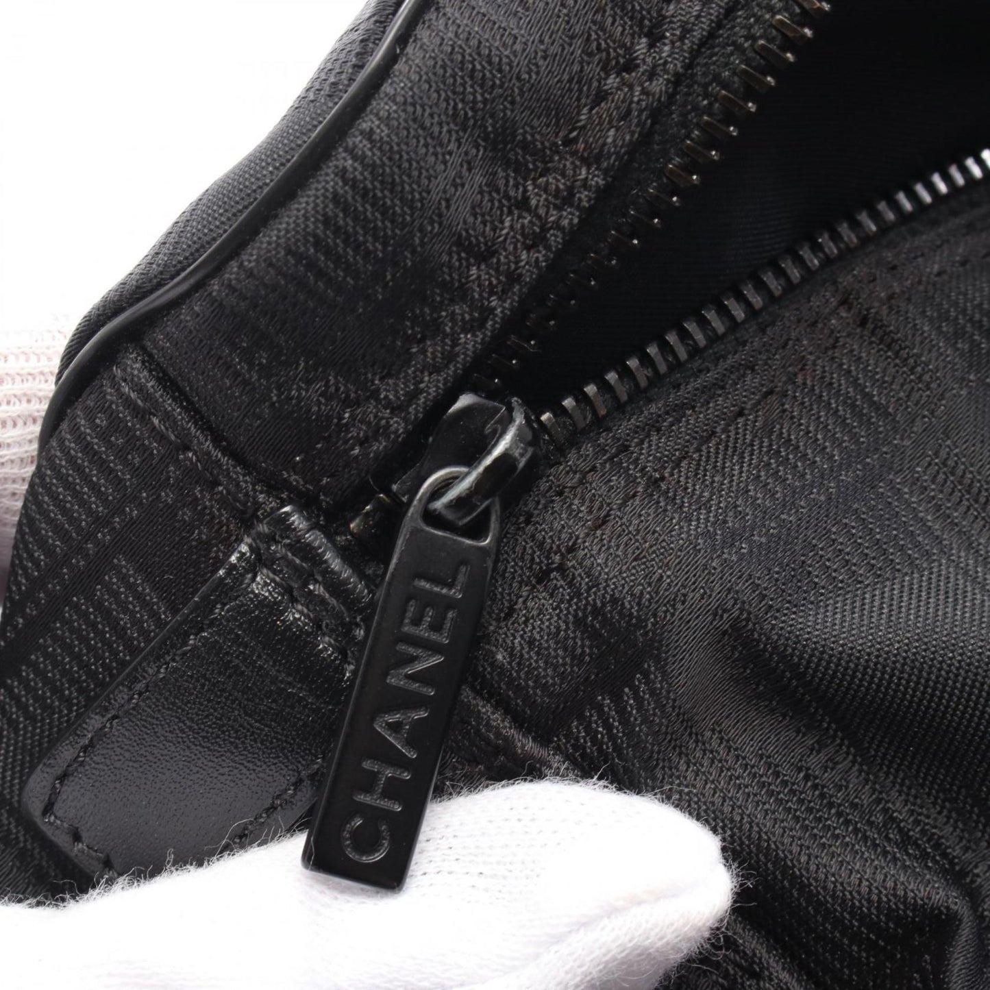 Chanel Travel line, Black, NYLON, handbag