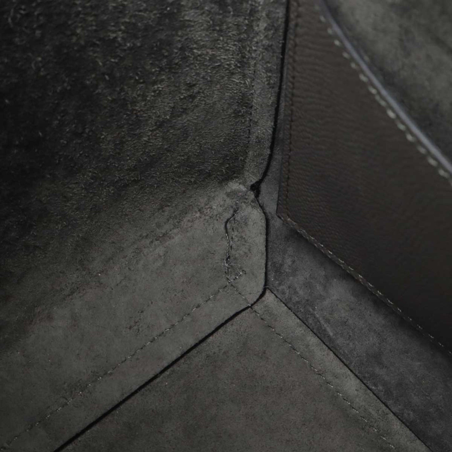 Céline Belt, Grey, Leather, handbag