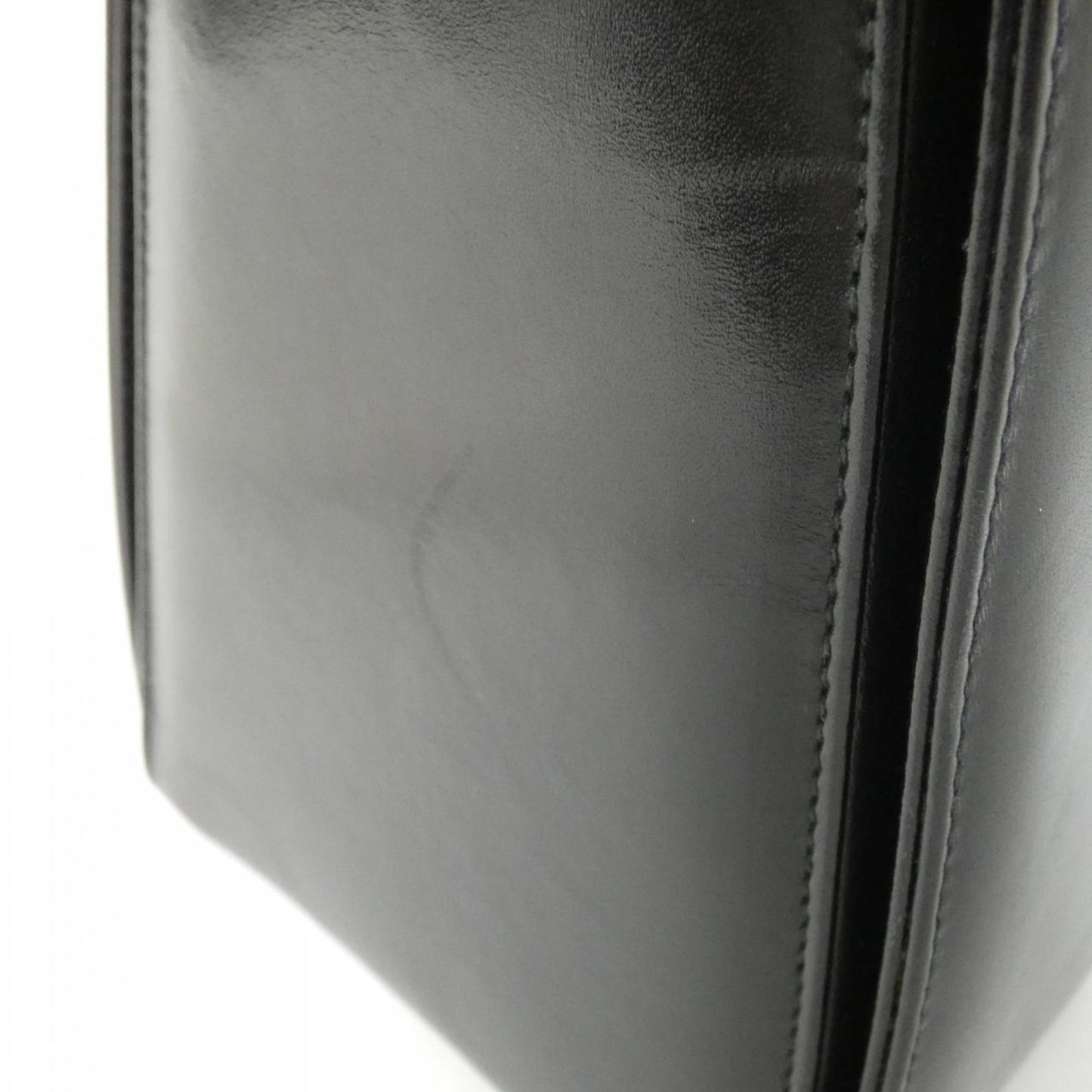 Salvatore Ferragamo Gancini, Black, Leather, handbag