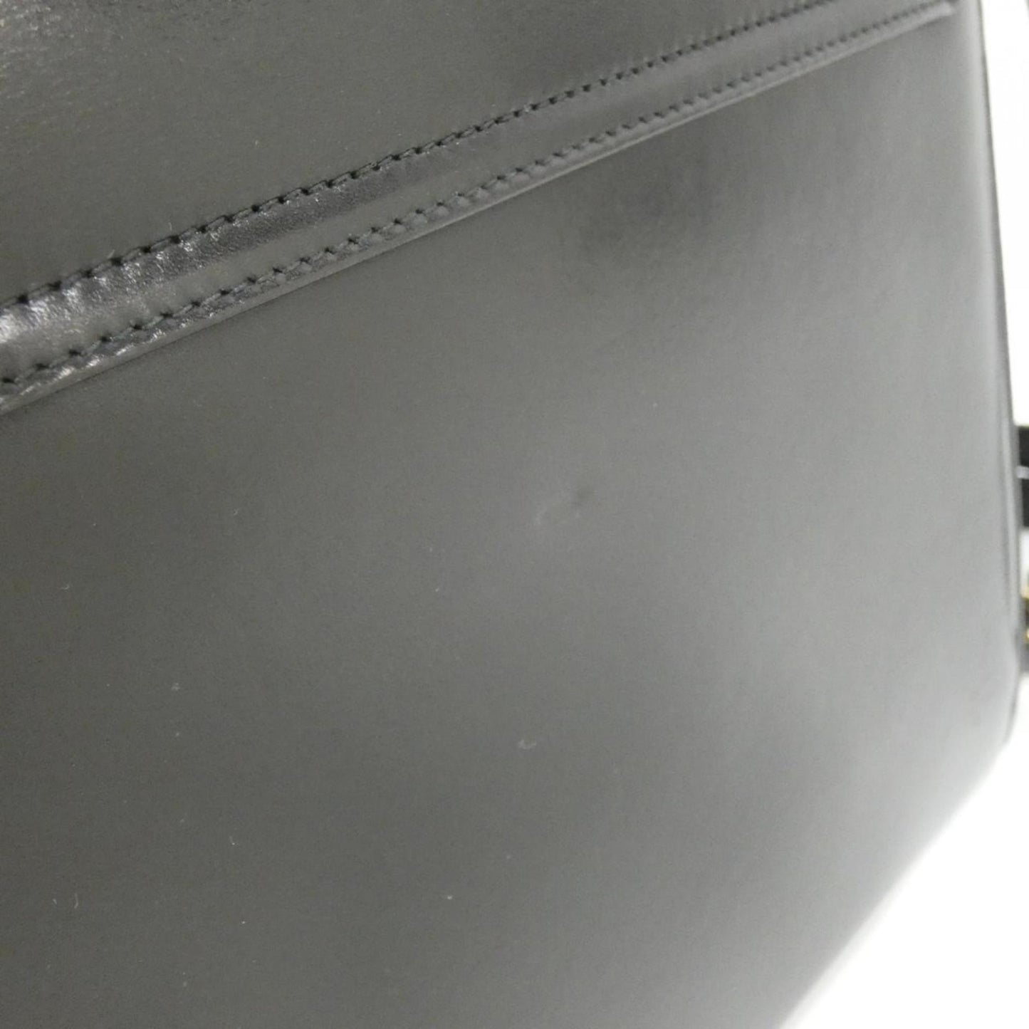 Salvatore Ferragamo Gancini, Black, Leather, handbag