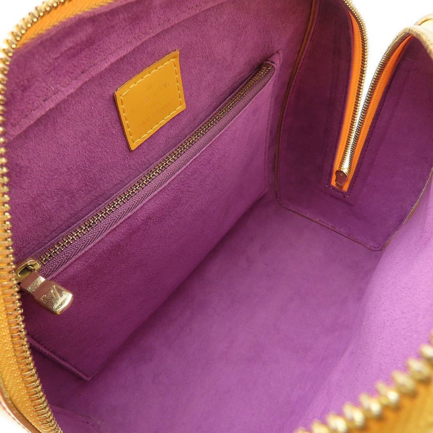 Louis Vuitton Pont Neuf, Yellow, Leather, handbag