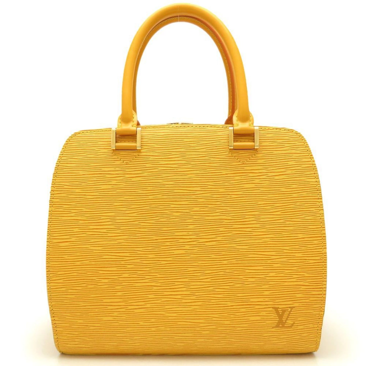 Louis Vuitton Pont Neuf, Yellow, Leather, handbag