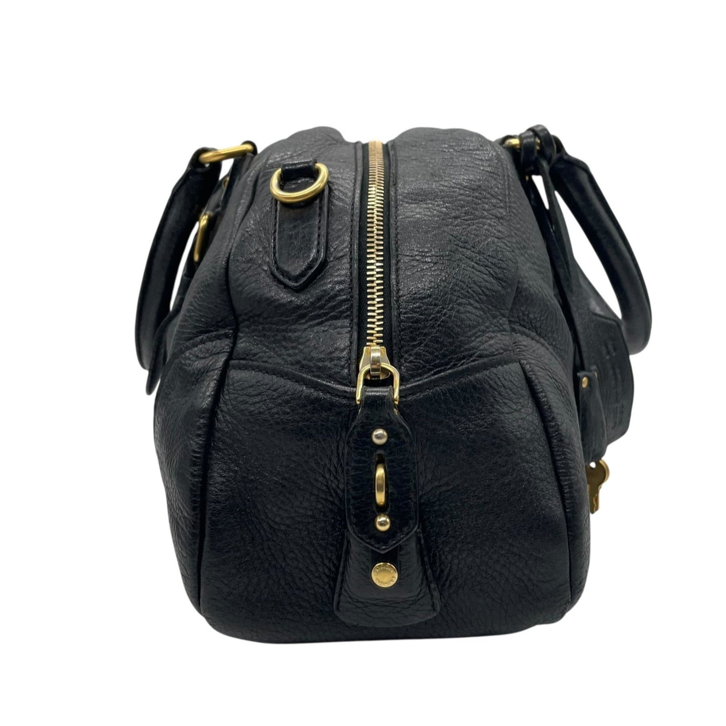 Prada, Black, Leather, handbag