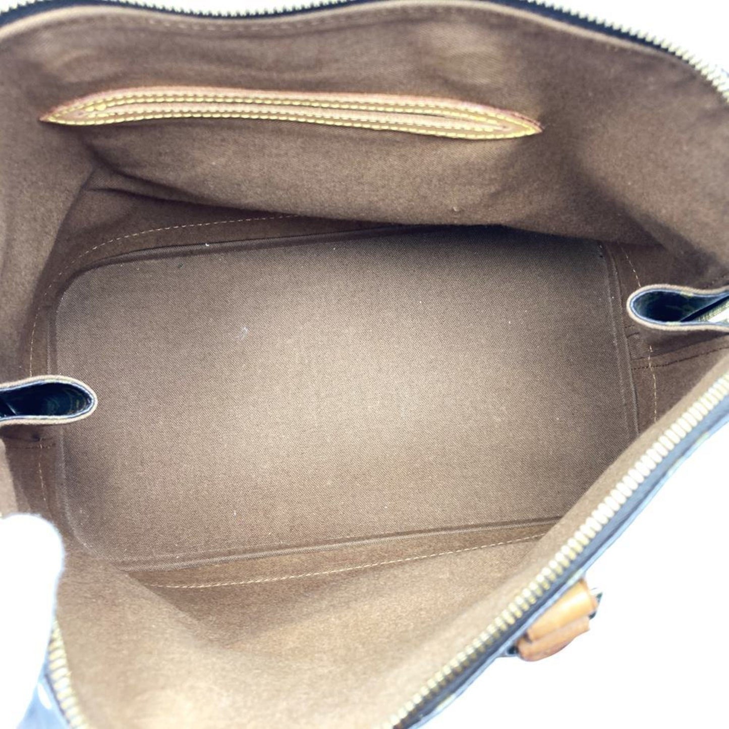 Louis Vuitton Alma, Brown, Canvas, handbag
