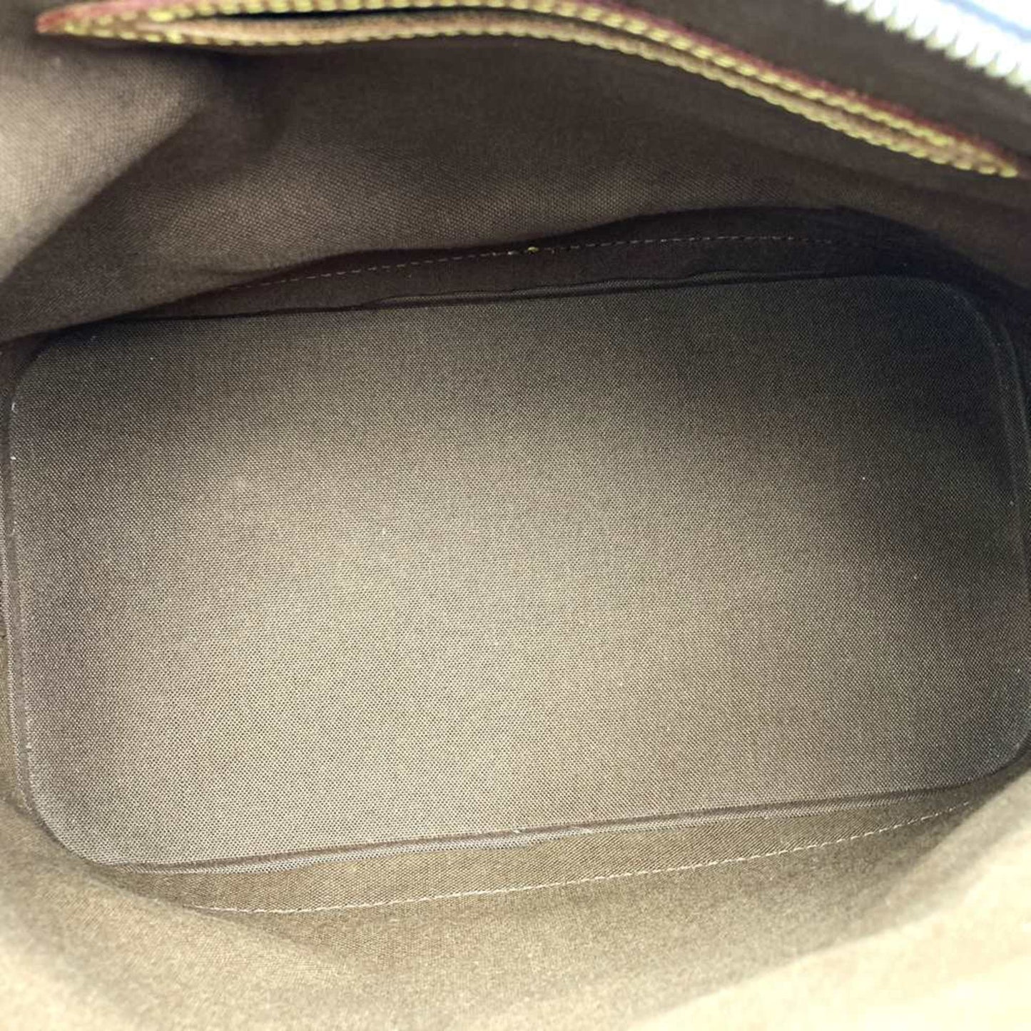 Louis Vuitton Alma, Brown, Canvas, handbag
