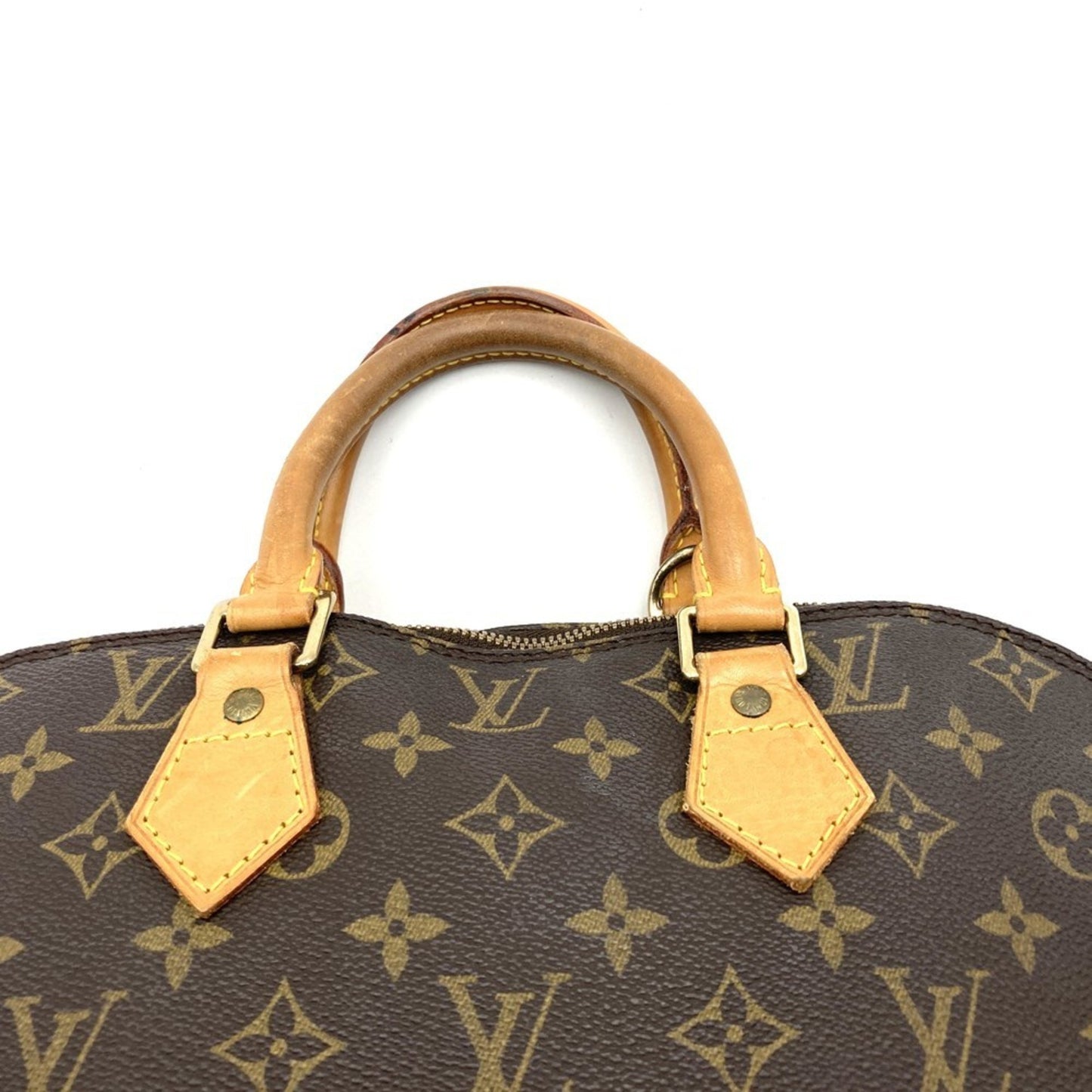 Louis Vuitton Alma, Brown, Canvas, handbag