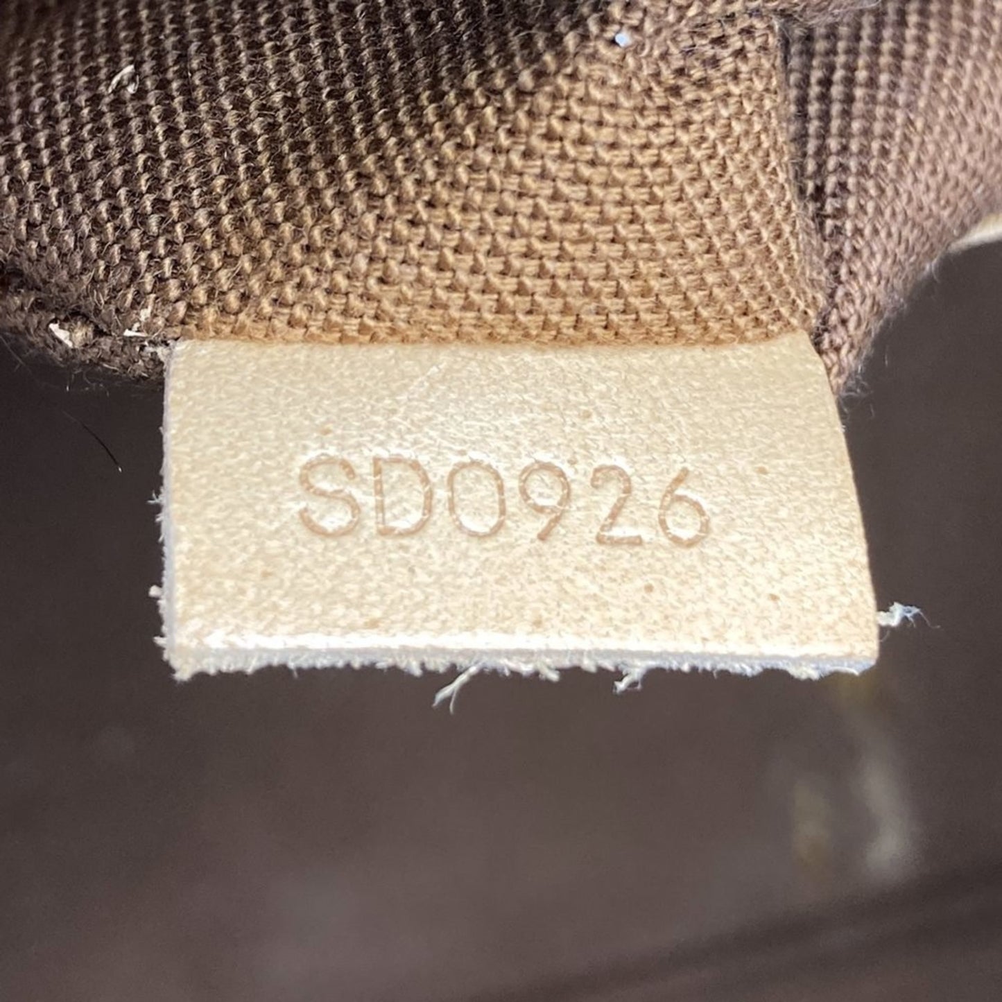 Louis Vuitton Alma, Brown, Canvas, handbag