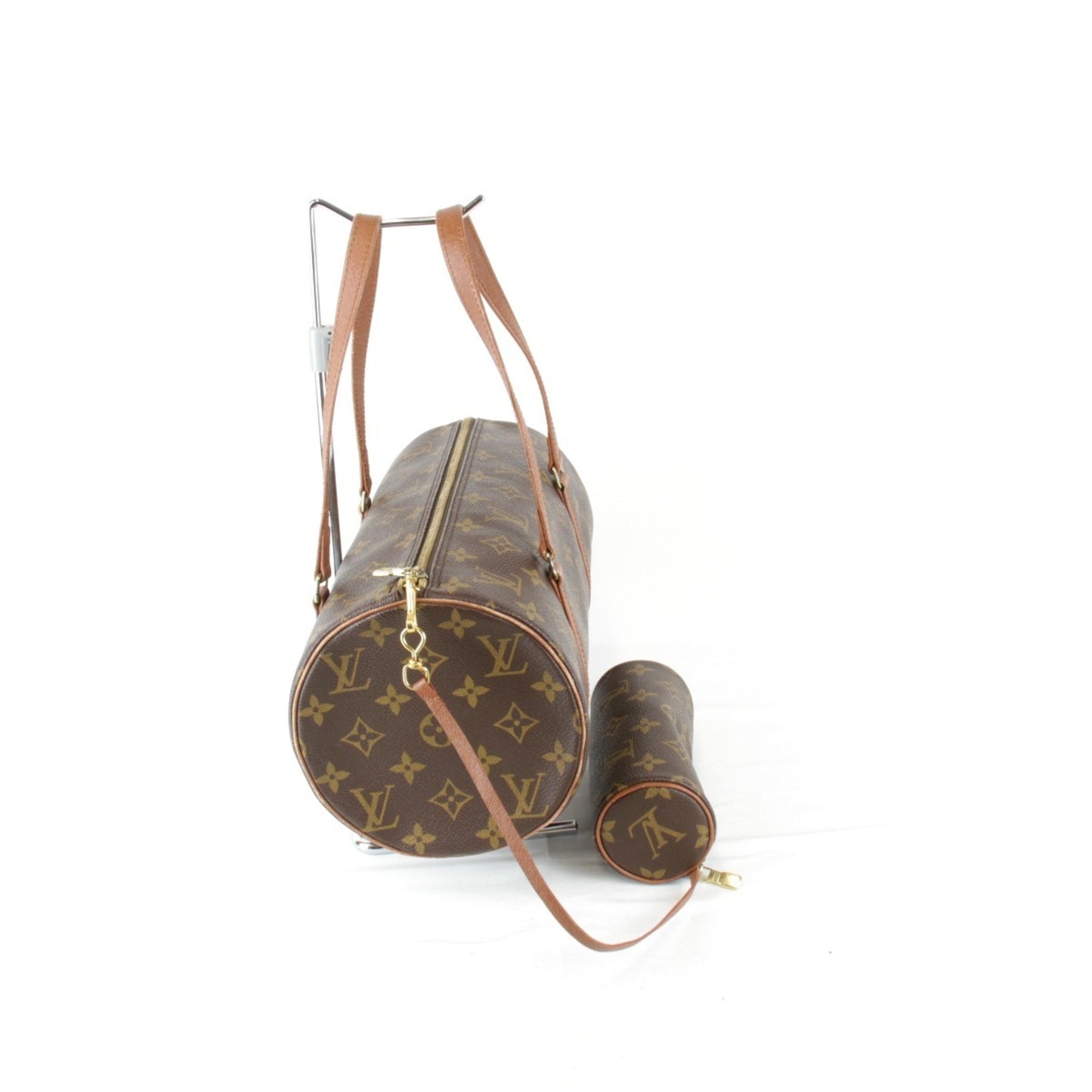 Louis Vuitton Papillon 30, Brown, Canvas, handbag