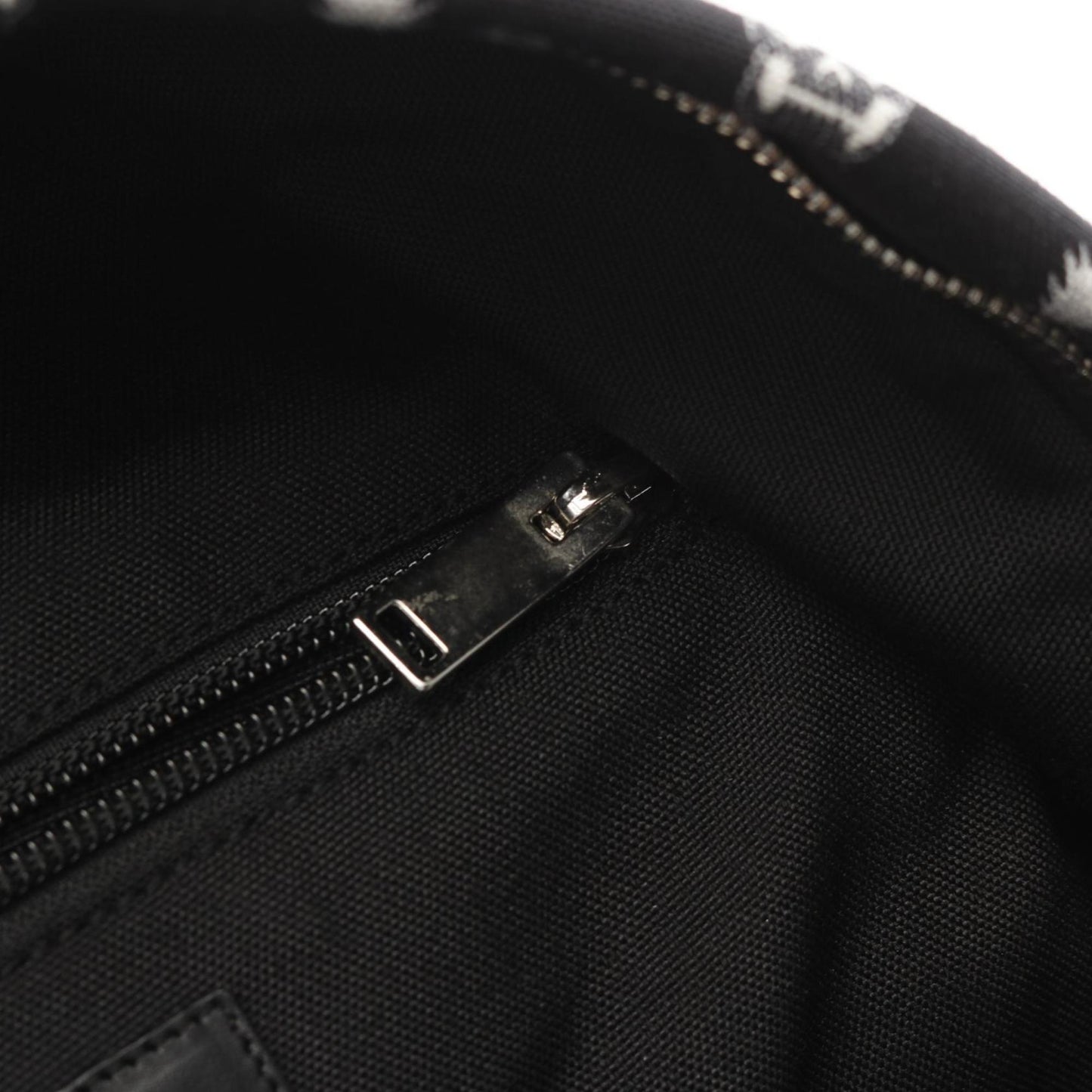 Saint Laurent -, Black, Canvas, backpack