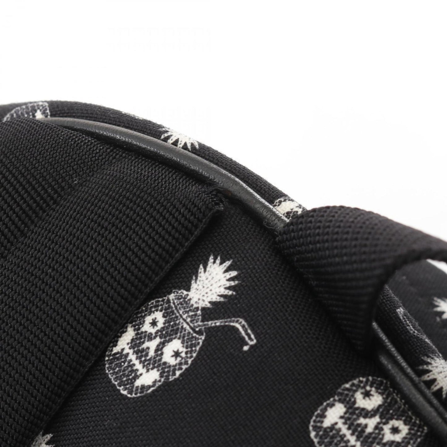 Saint Laurent -, Black, Canvas, backpack