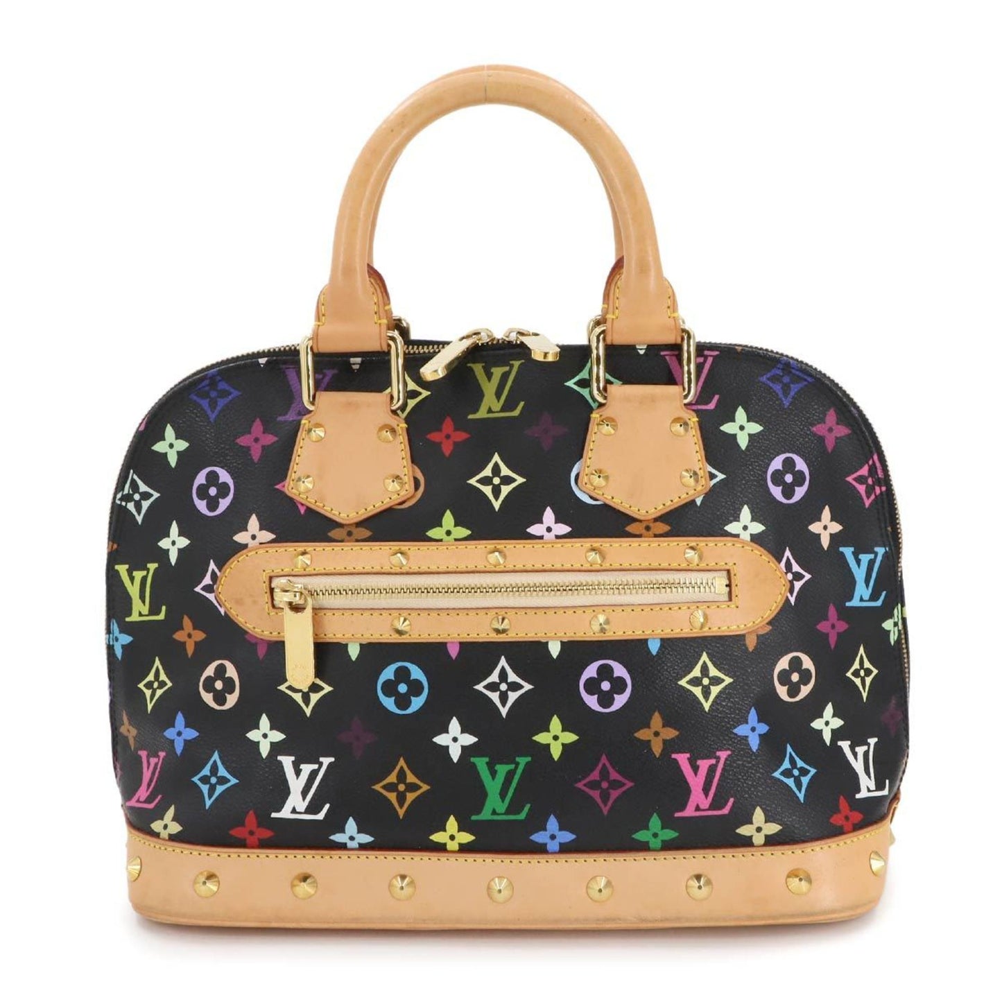 Louis Vuitton Alma, Multicolour, Canvas, handbag