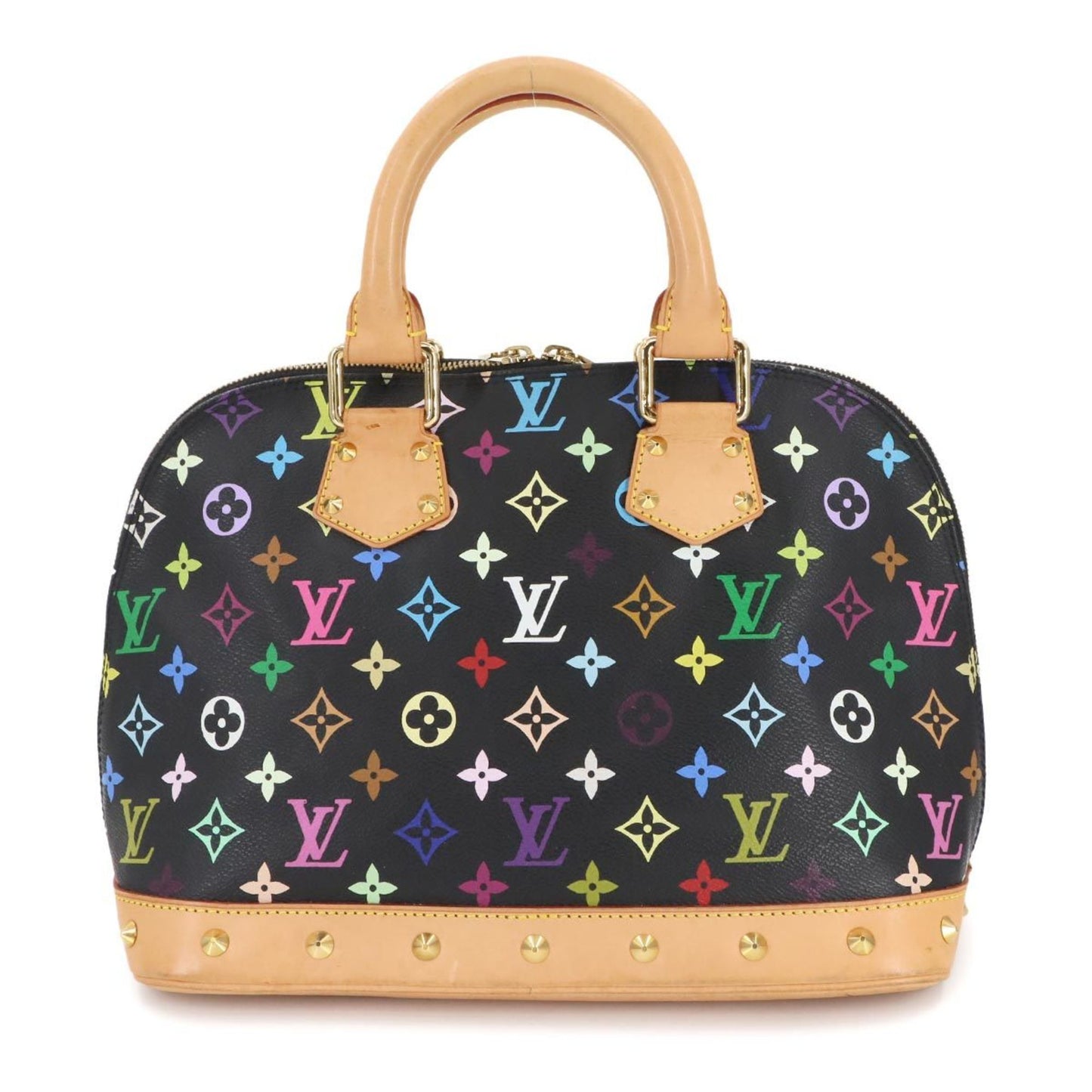 Louis Vuitton Alma, Multicolour, Canvas, handbag