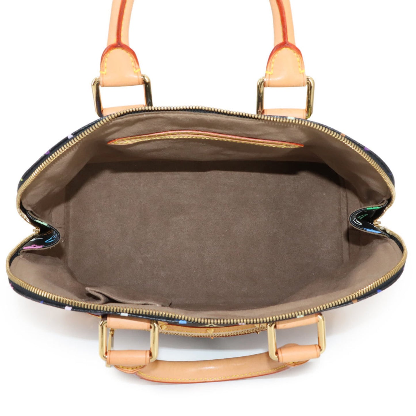 Louis Vuitton Alma, Multicolour, Canvas, handbag