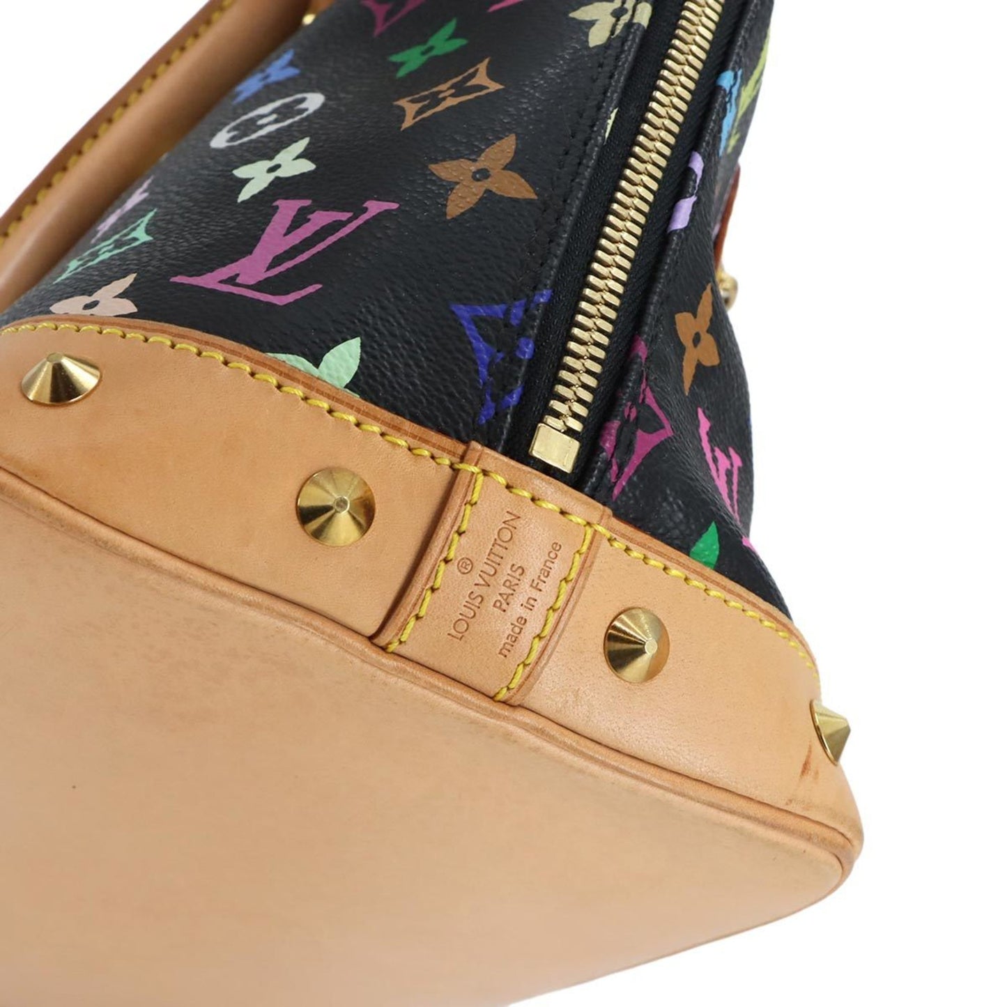 Louis Vuitton Alma, Multicolour, Canvas, handbag