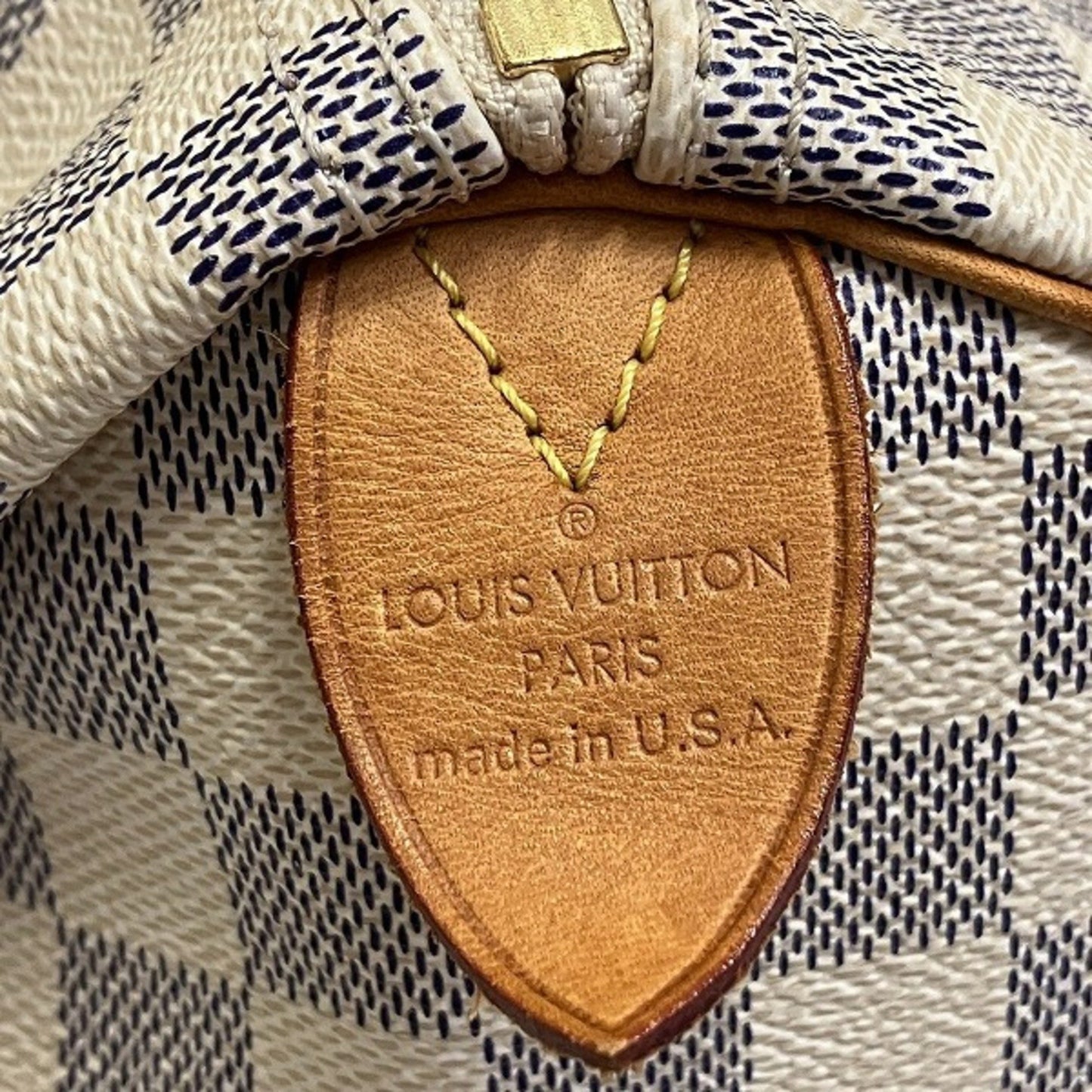 Louis Vuitton Speedy 30, White, Canvas, handbag