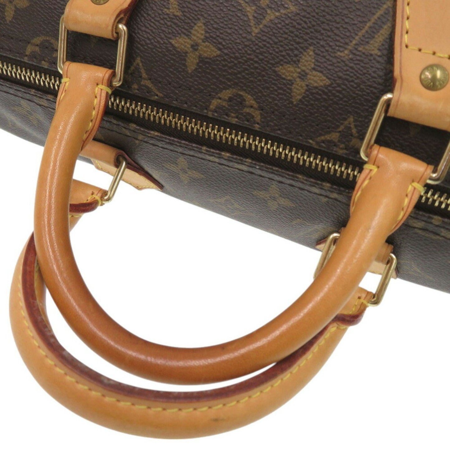 Louis Vuitton Speedy 35, Brown, Canvas, handbag