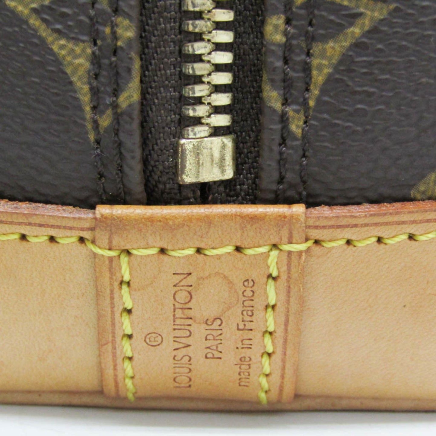Louis Vuitton Alma, Brown, Canvas, handbag