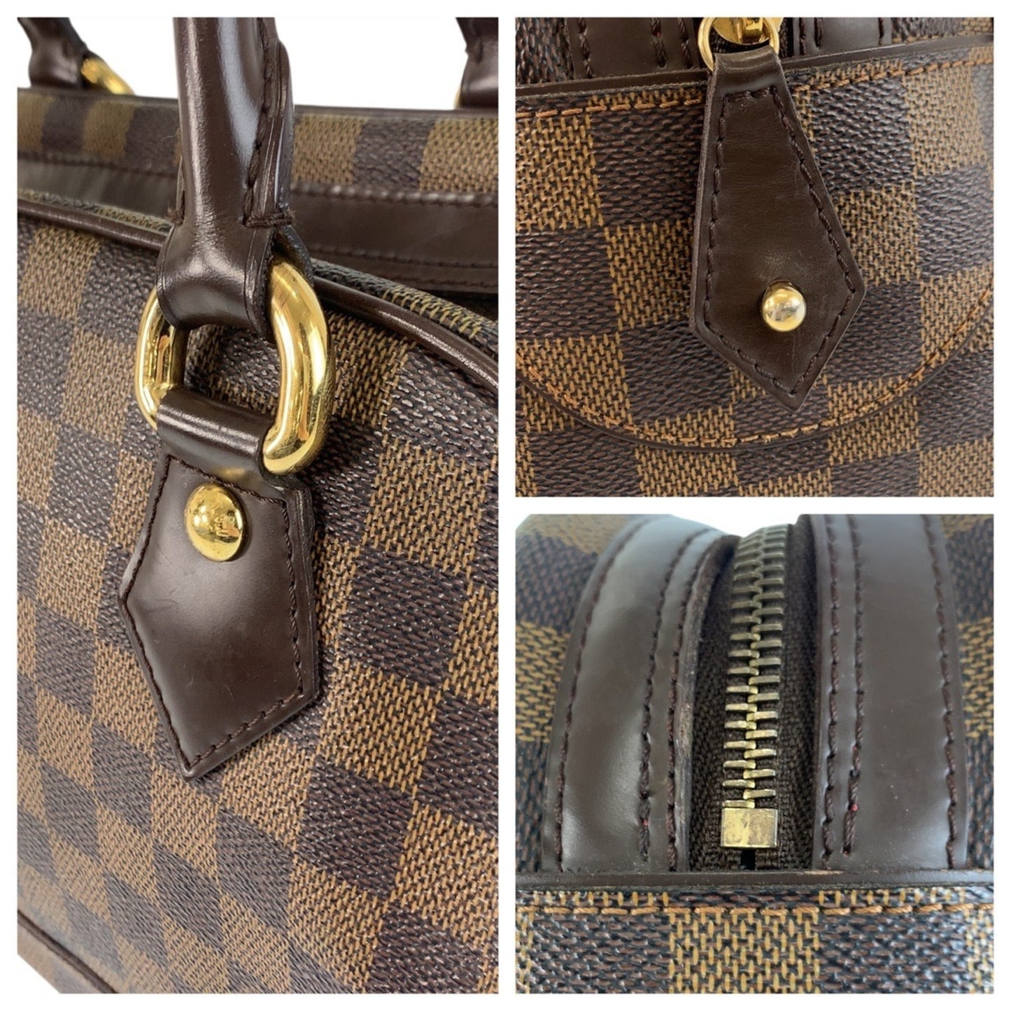 Louis Vuitton Duomo, Brown, Canvas, handbag