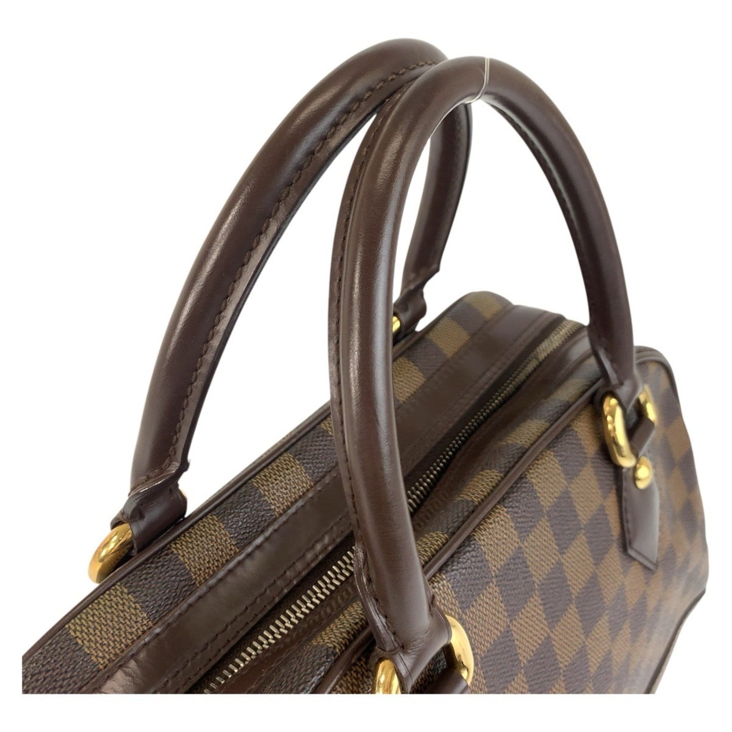 Louis Vuitton Duomo, Brown, Canvas, handbag