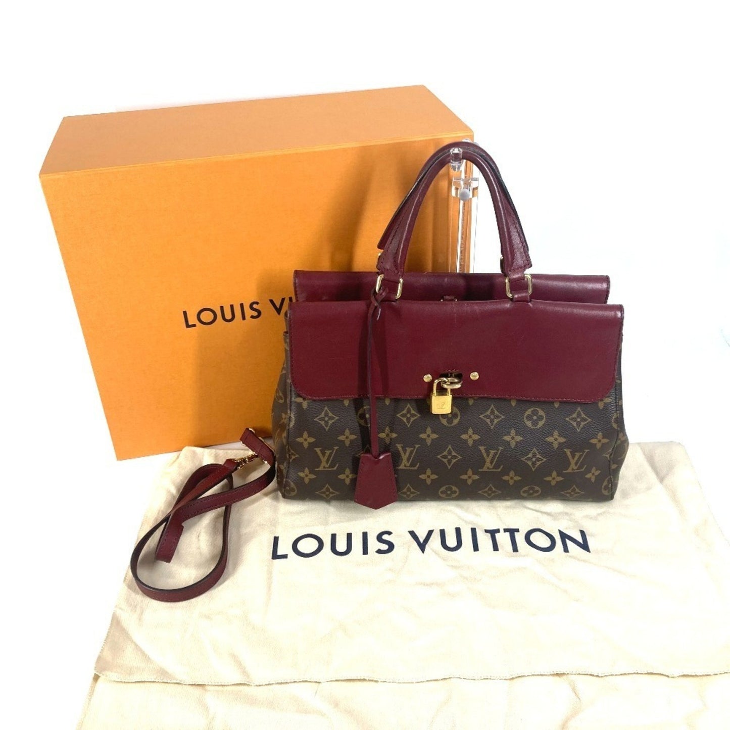 Louis Vuitton Venice, Brown, Canvas, handbag