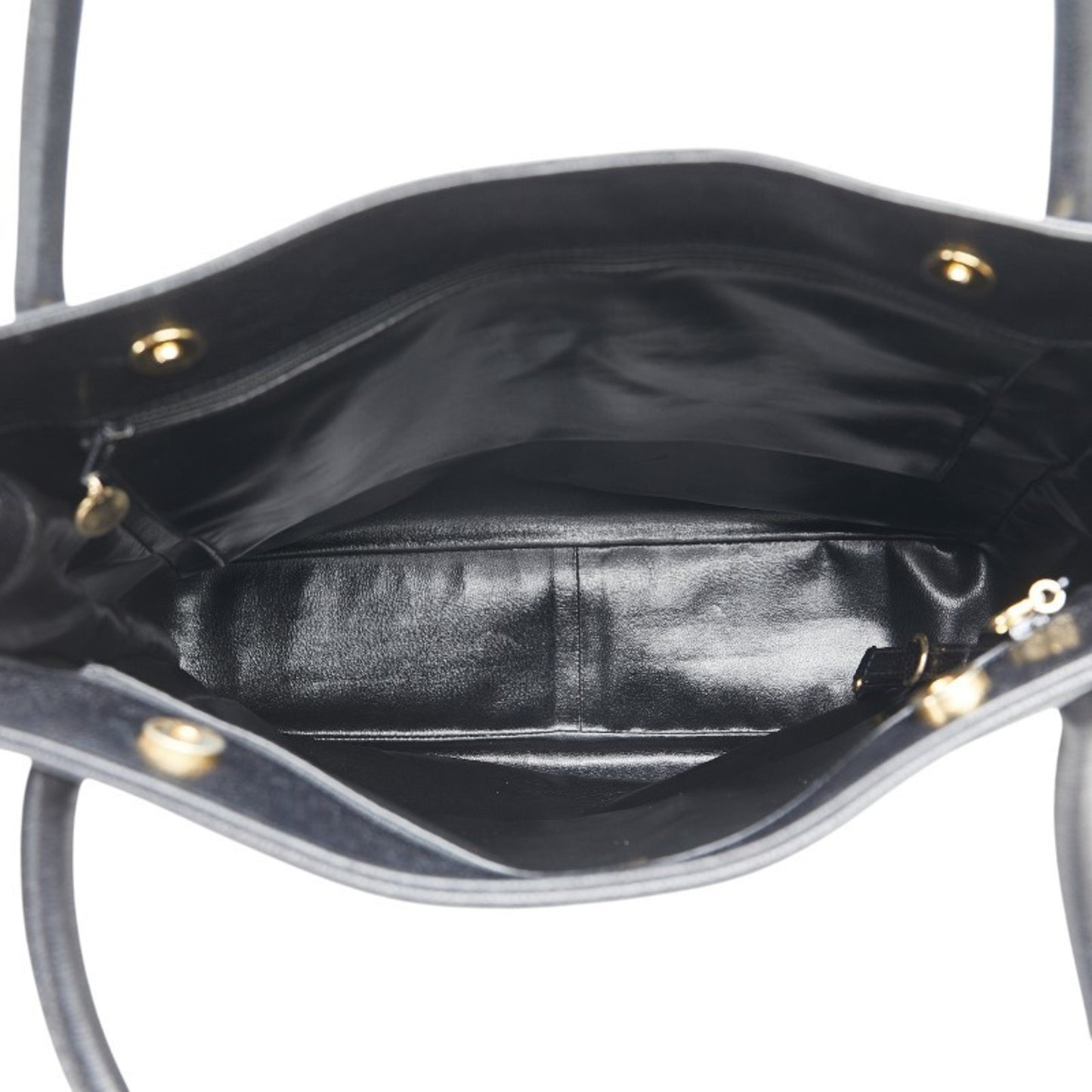 Chanel Logo CC, Black, Leather, shoulder