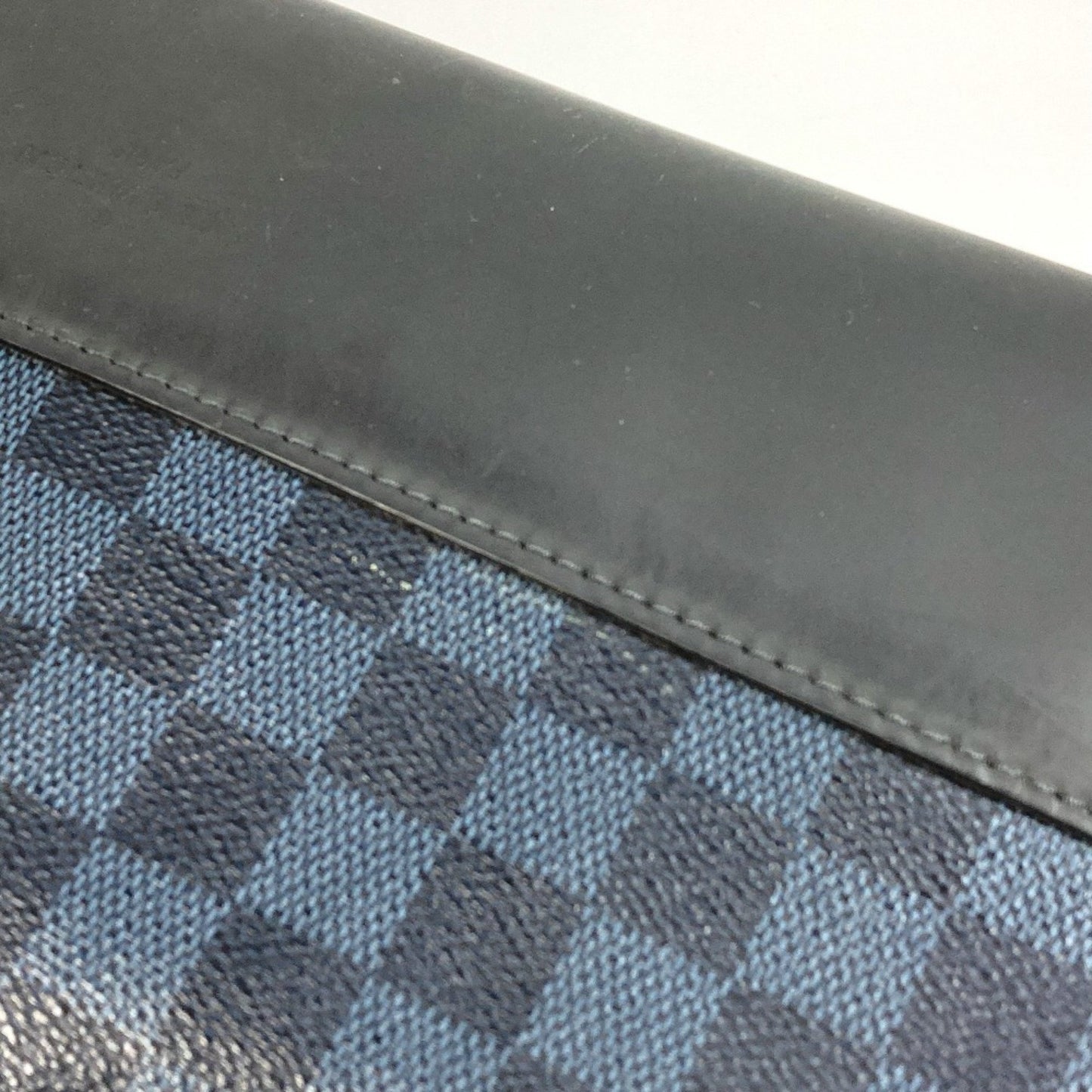 Louis Vuitton North South, Navy, Canvas, handbag